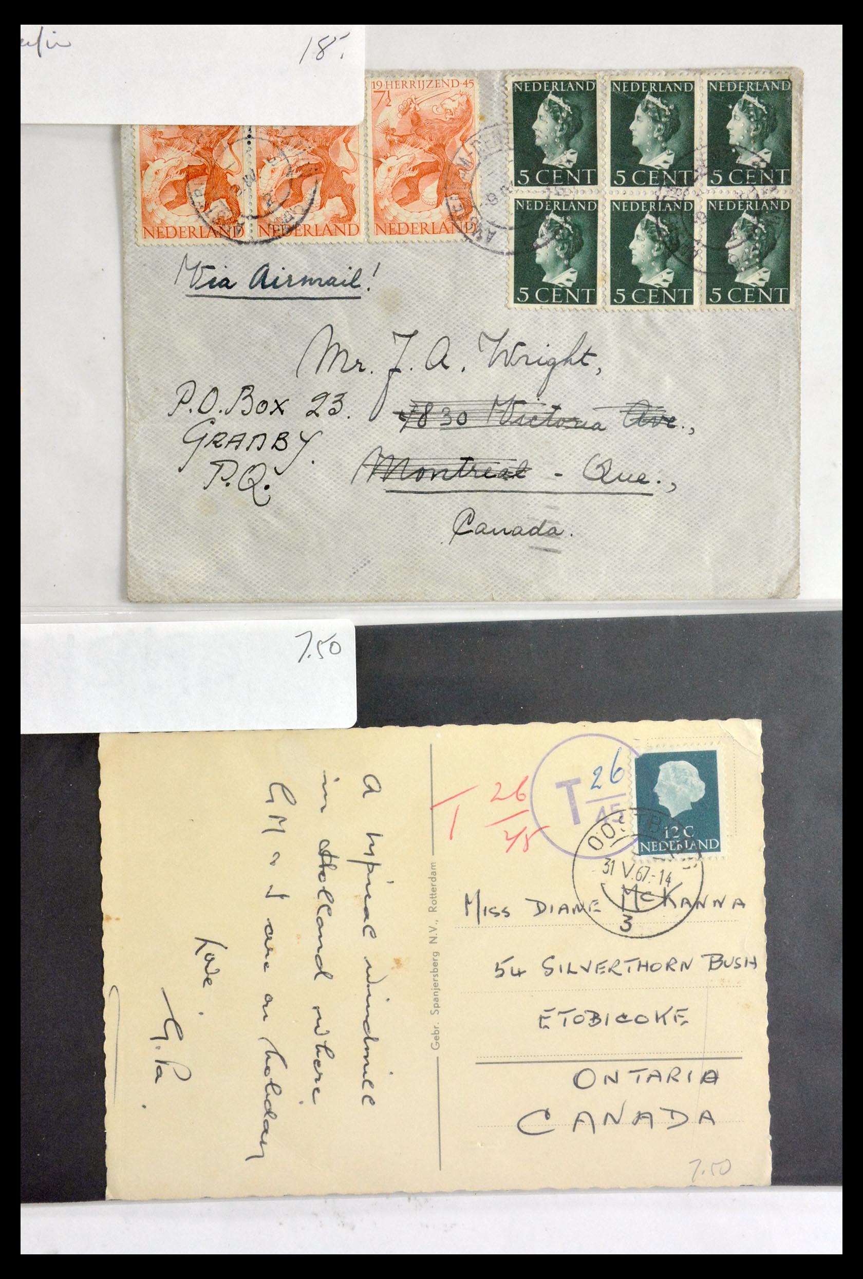 29655 227 - 29655 Netherlands covers ca. 1880-1950.