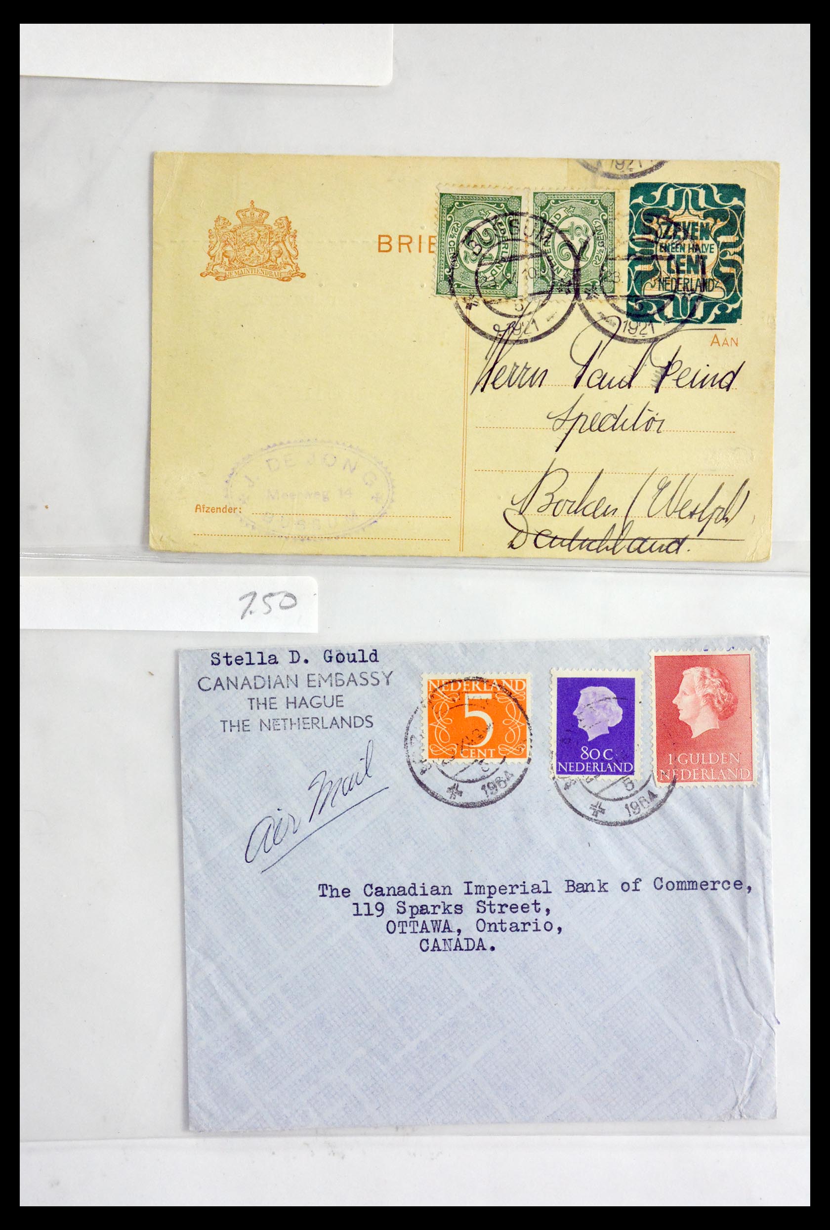 29655 229 - 29655 Netherlands covers ca. 1880-1950.