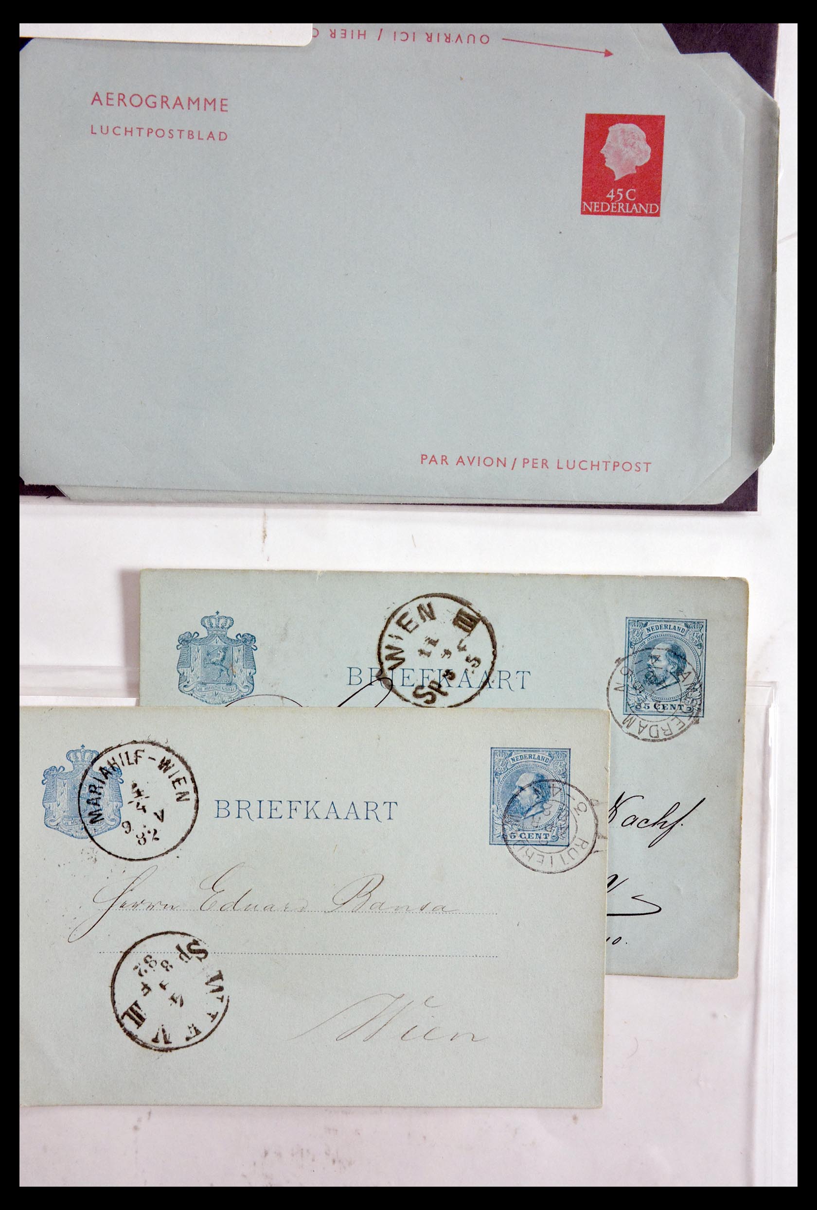 29655 242 - 29655 Nederland brieven ca. 1880-1950.