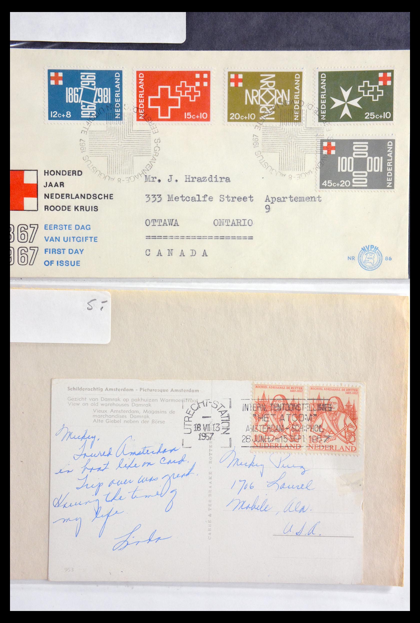 29655 245 - 29655 Nederland brieven ca. 1880-1950.