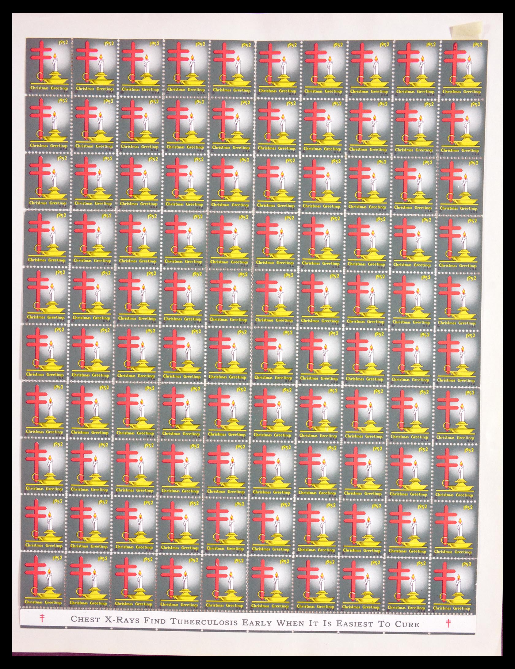 29658 002 - 29658 Christmas seals USA 1907-1970.
