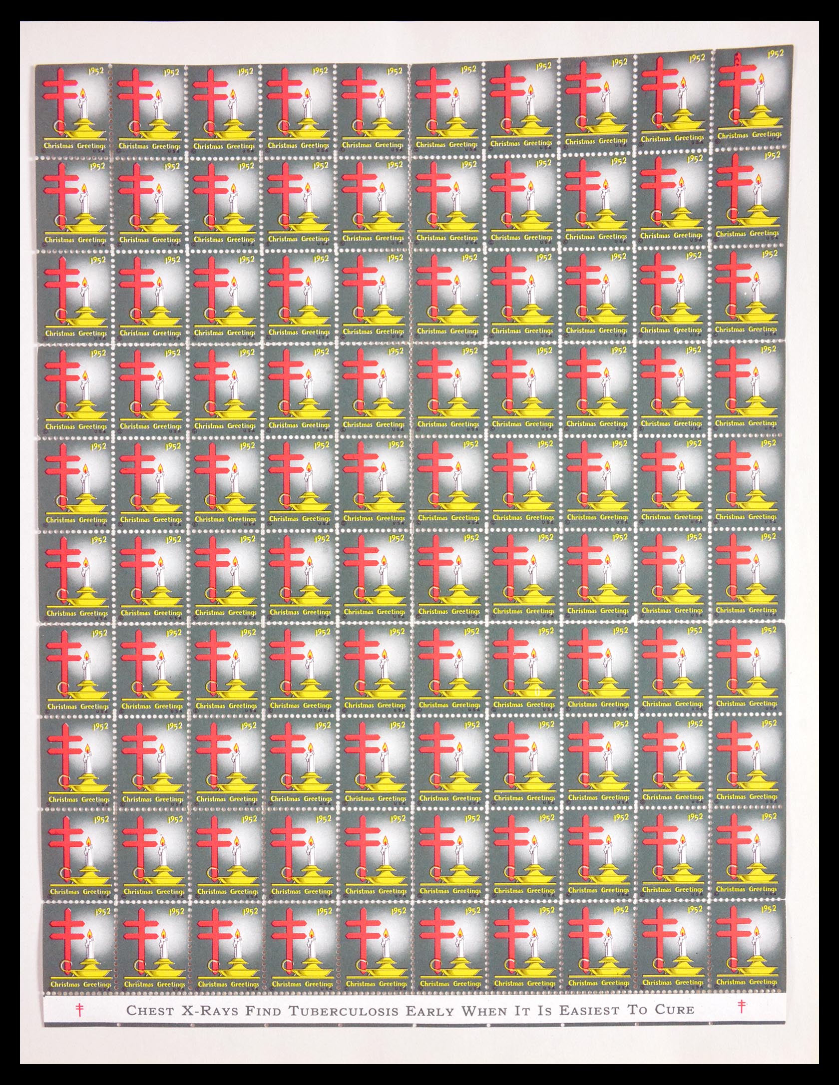 29658 003 - 29658 Christmas seals USA 1907-1970.