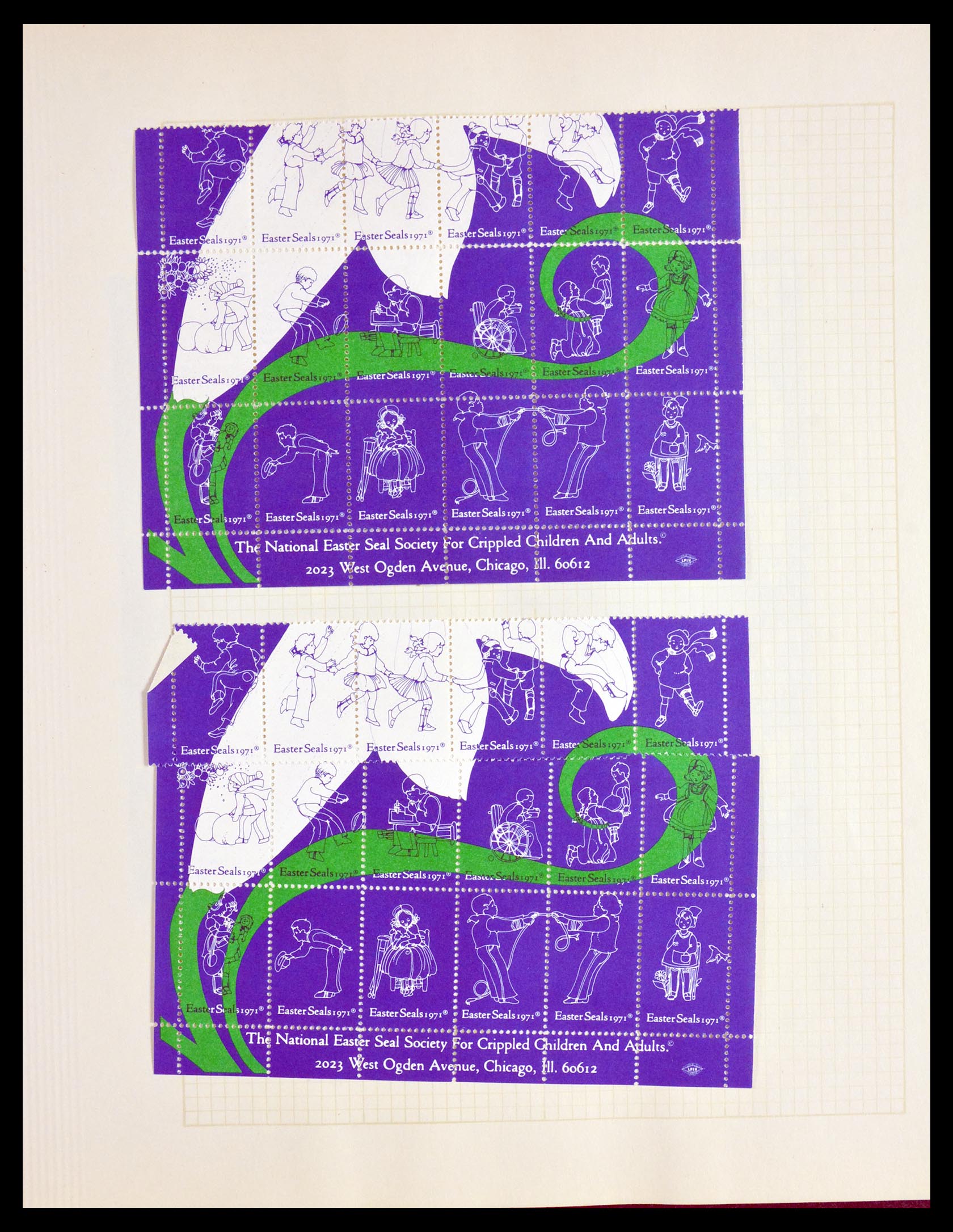 29658 033 - 29658 Kerst sluitzegels USA 1907-1970.