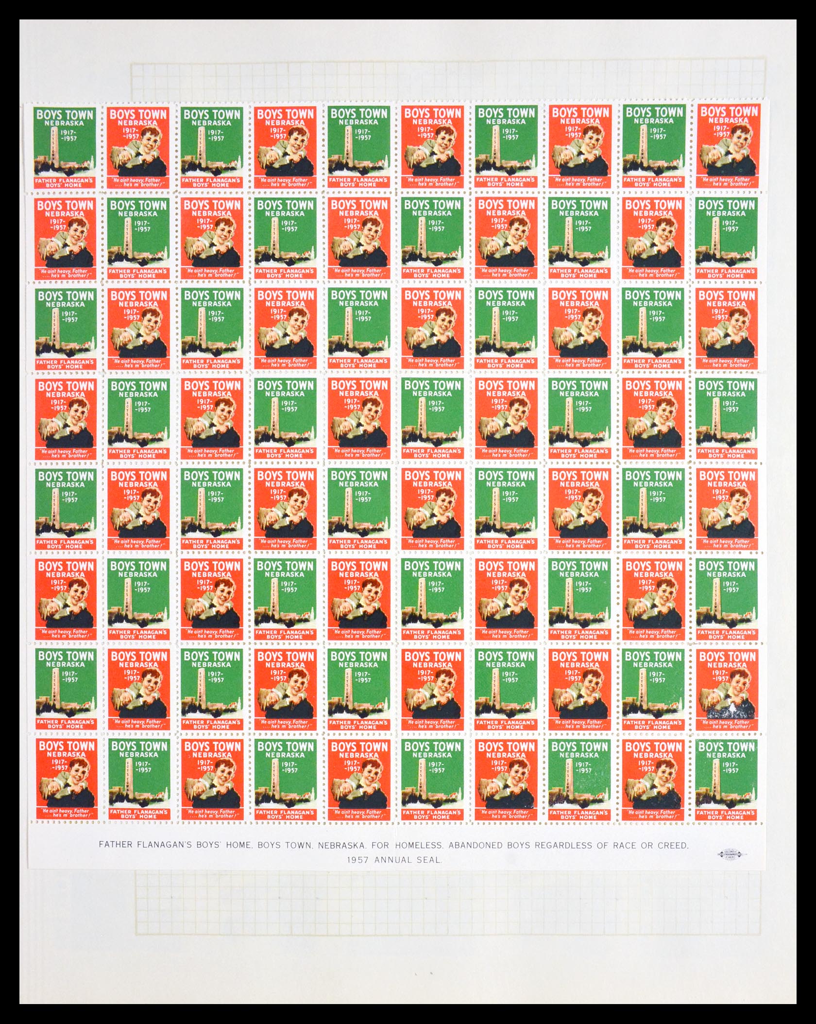 29658 039 - 29658 Kerst sluitzegels USA 1907-1970.
