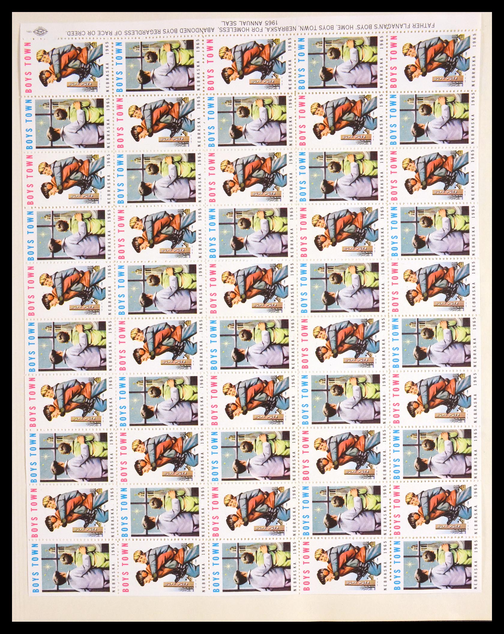 29658 040 - 29658 Kerst sluitzegels USA 1907-1970.