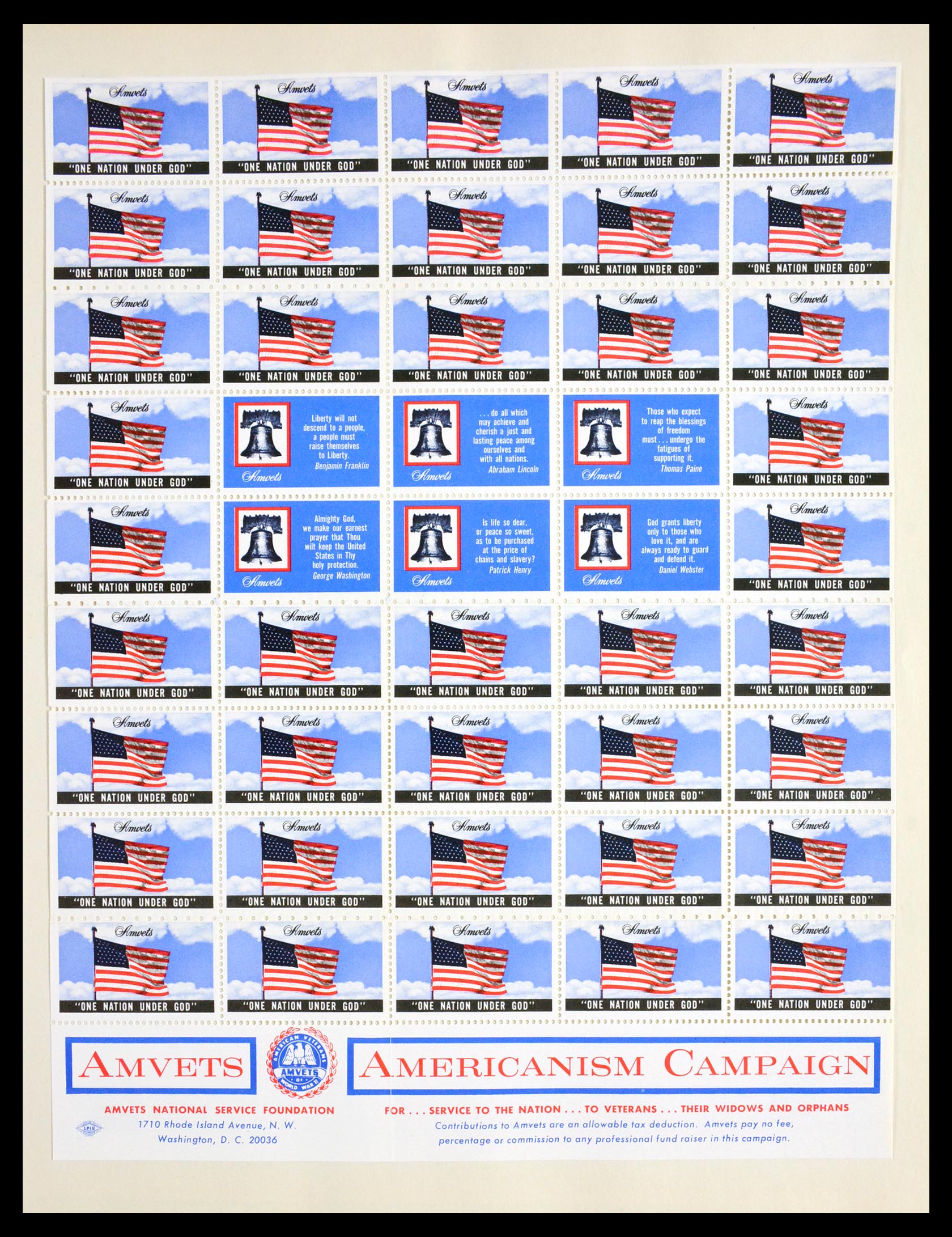 29658 050 - 29658 Kerst sluitzegels USA 1907-1970.