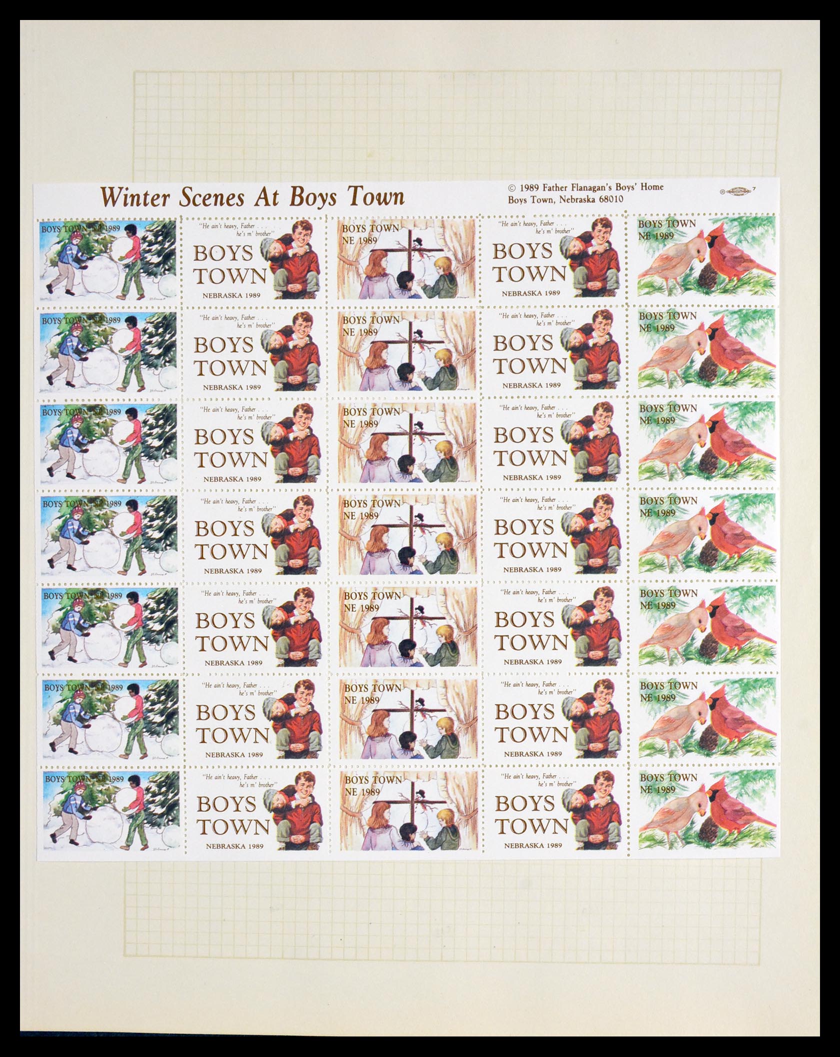 29658 054 - 29658 Kerst sluitzegels USA 1907-1970.