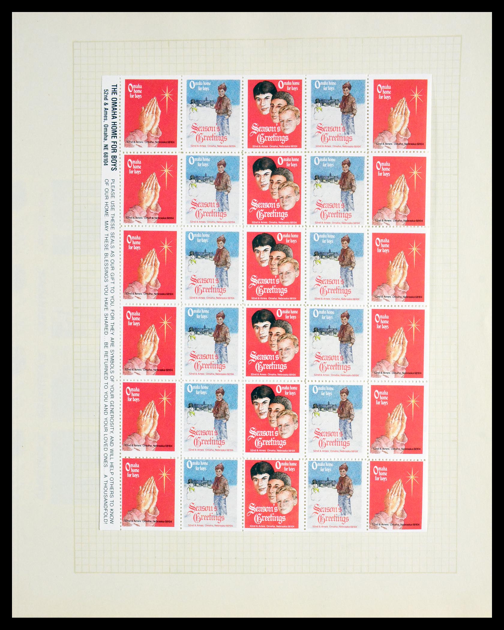 29658 055 - 29658 Kerst sluitzegels USA 1907-1970.