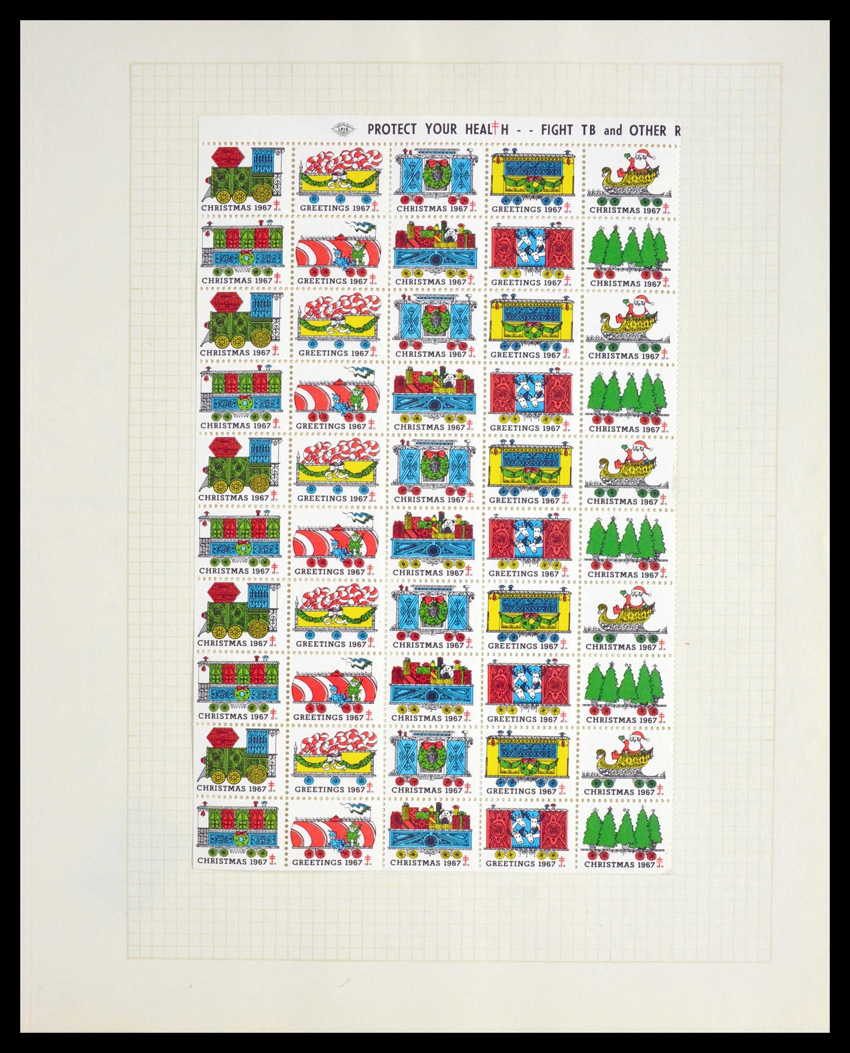 29658 057 - 29658 Kerst sluitzegels USA 1907-1970.