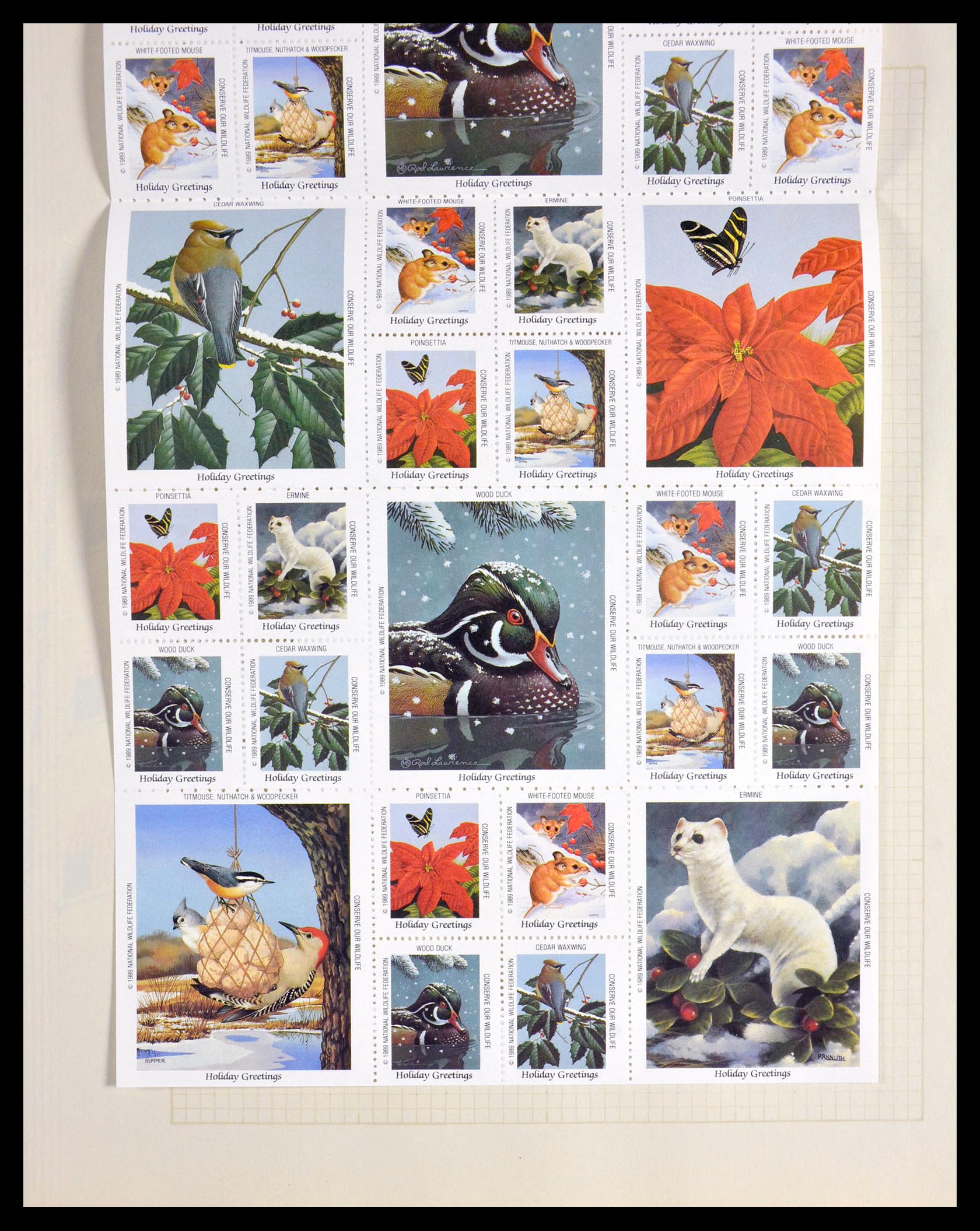 29658 063 - 29658 Kerst sluitzegels USA 1907-1970.