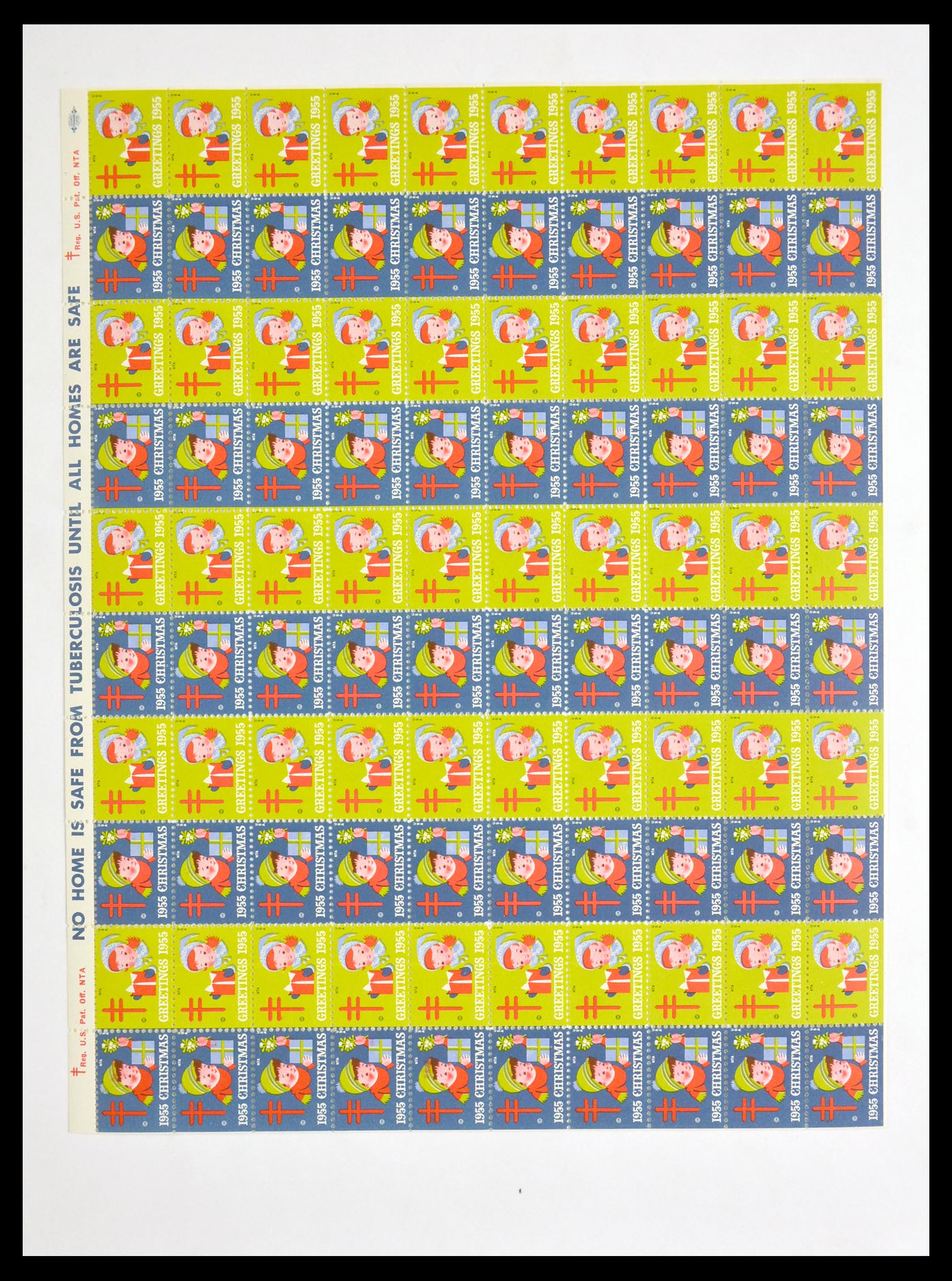 29658 093 - 29658 Kerst sluitzegels USA 1907-1970.