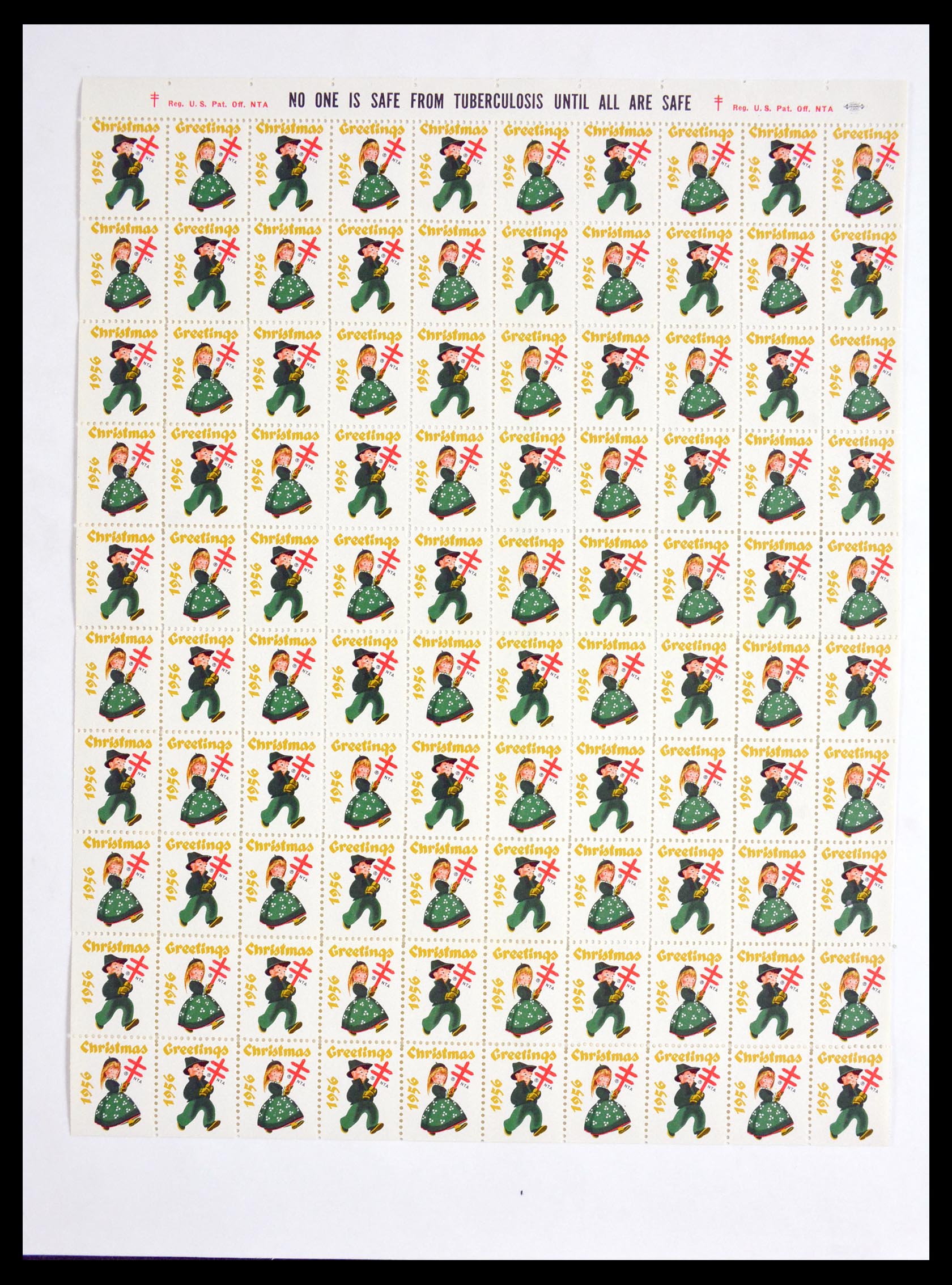 29658 096 - 29658 Kerst sluitzegels USA 1907-1970.