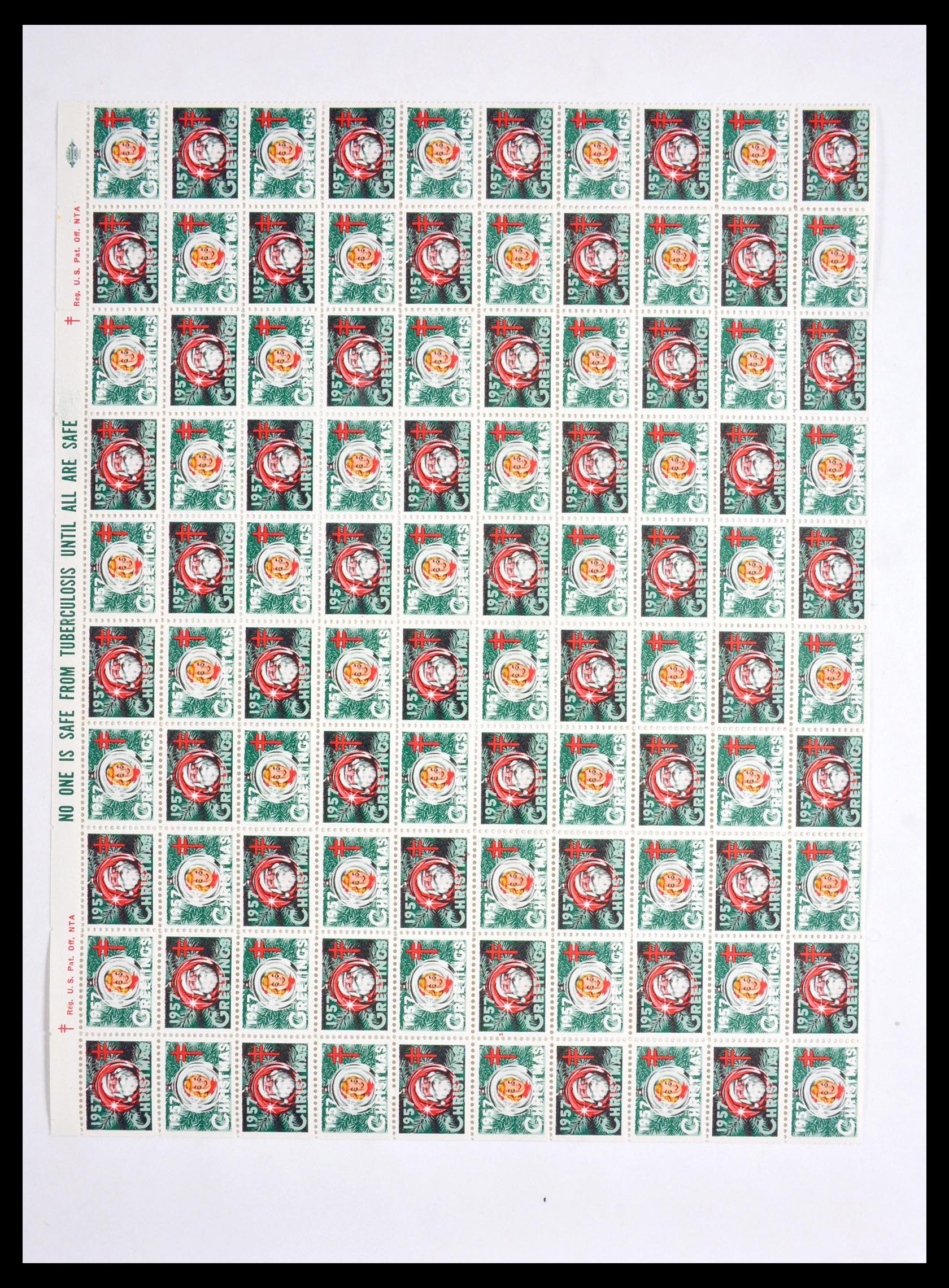 29658 097 - 29658 Kerst sluitzegels USA 1907-1970.