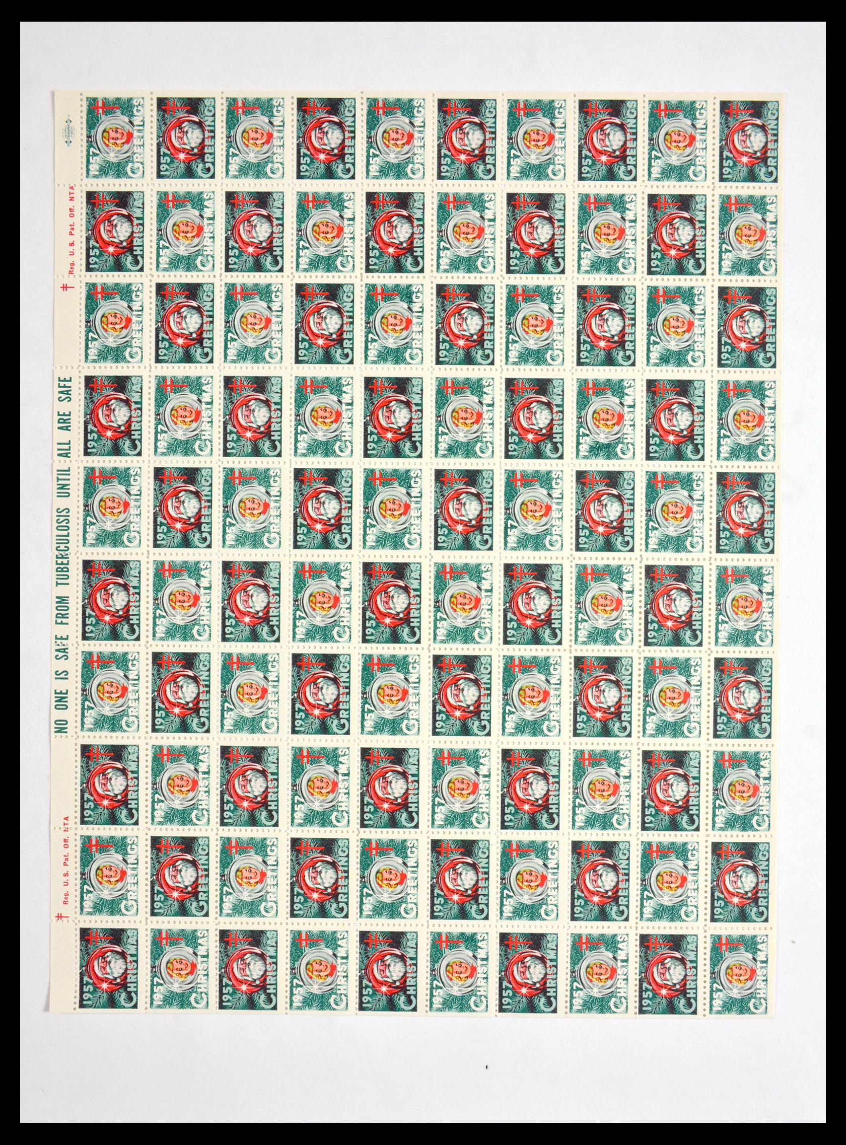 29658 099 - 29658 Kerst sluitzegels USA 1907-1970.