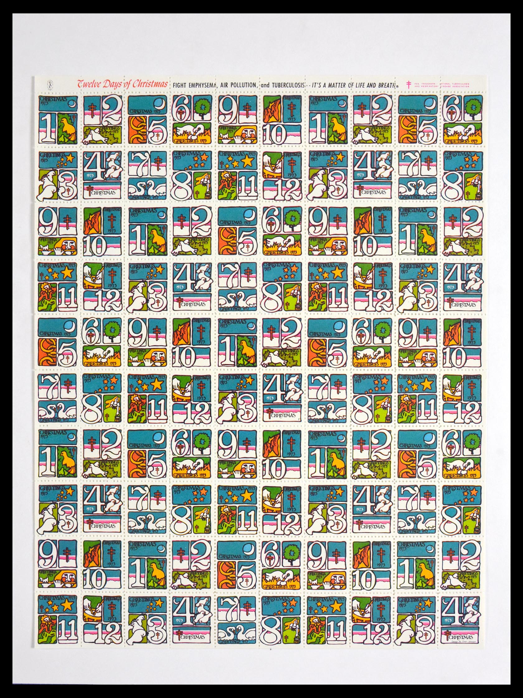 29658 128 - 29658 Kerst sluitzegels USA 1907-1970.