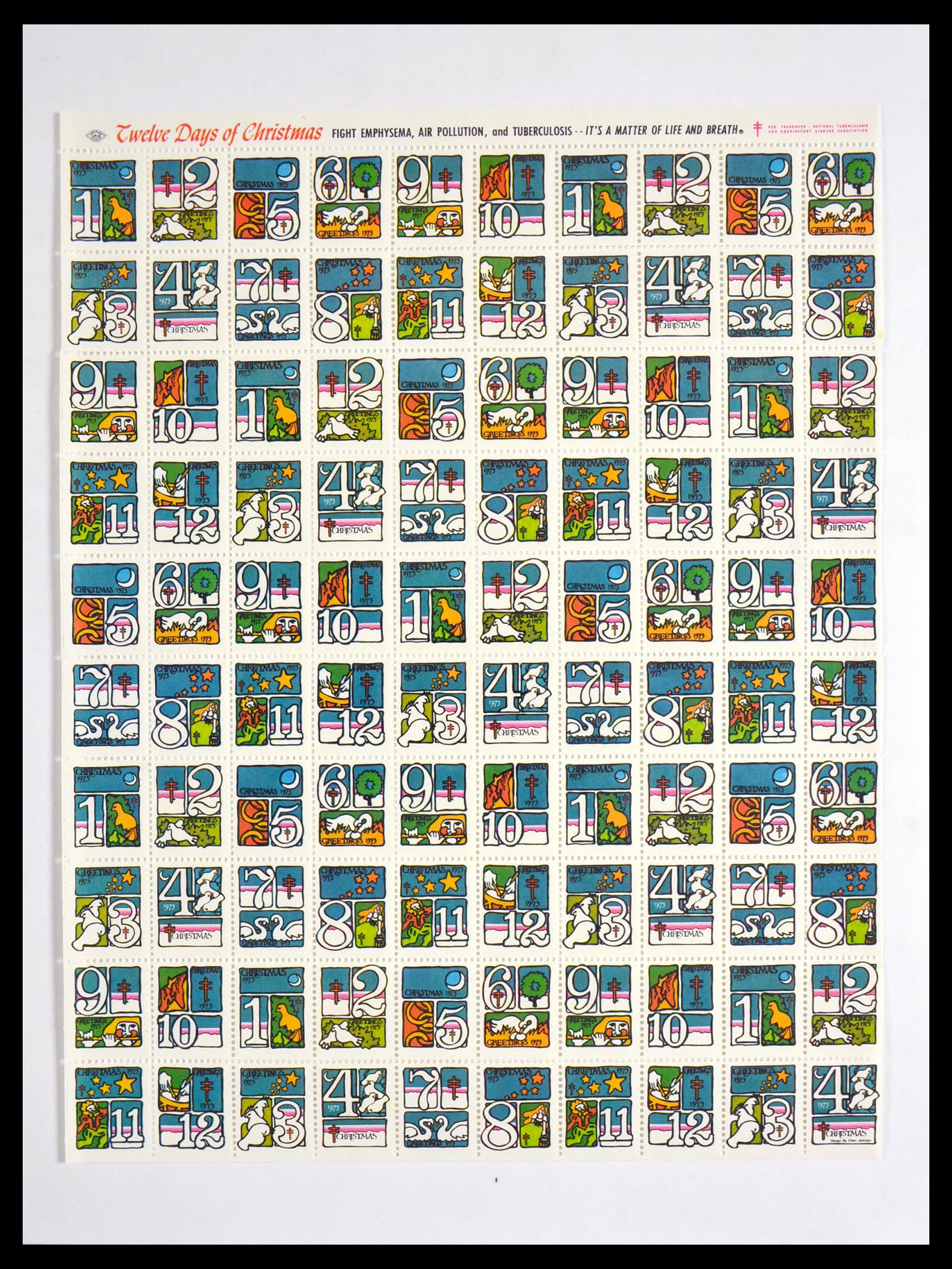 29658 129 - 29658 Kerst sluitzegels USA 1907-1970.
