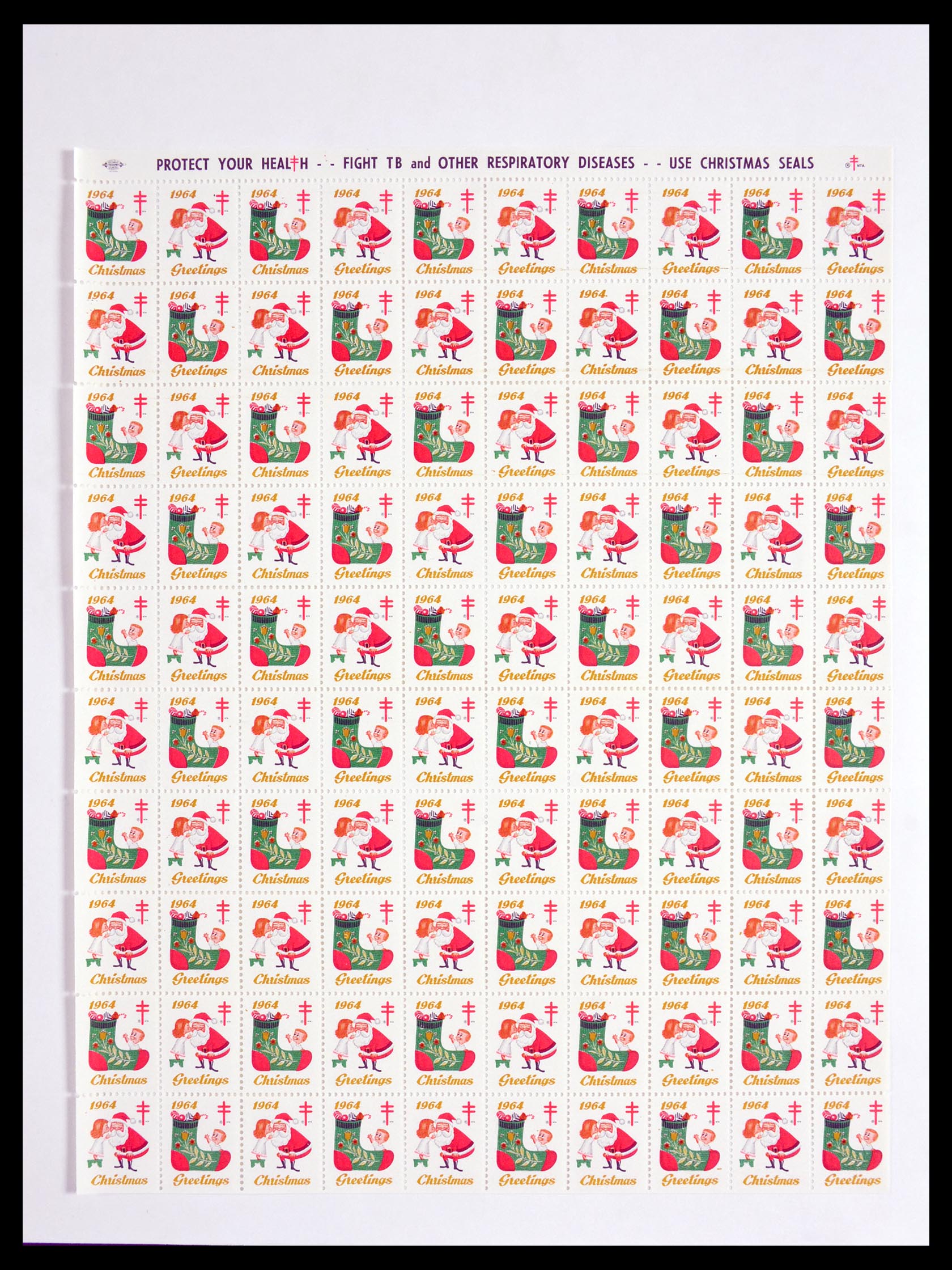 29658 133 - 29658 Kerst sluitzegels USA 1907-1970.