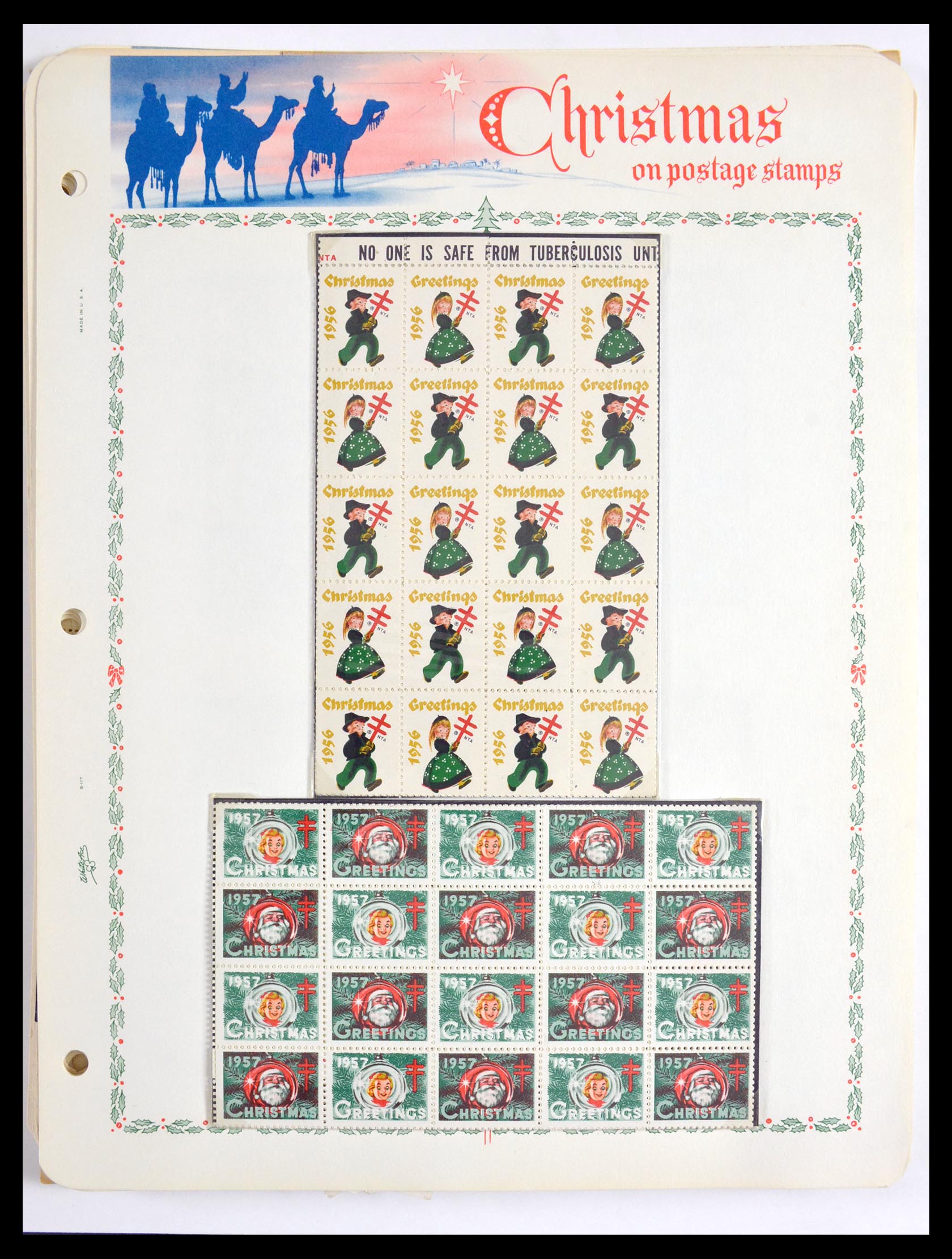 29658 136 - 29658 Kerst sluitzegels USA 1907-1970.