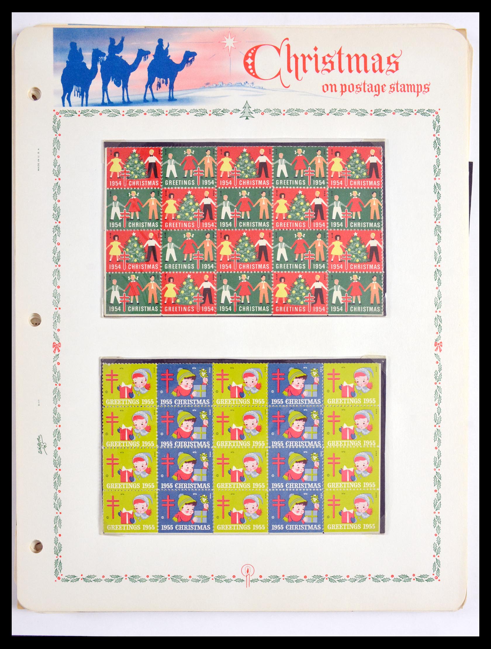 29658 137 - 29658 Kerst sluitzegels USA 1907-1970.