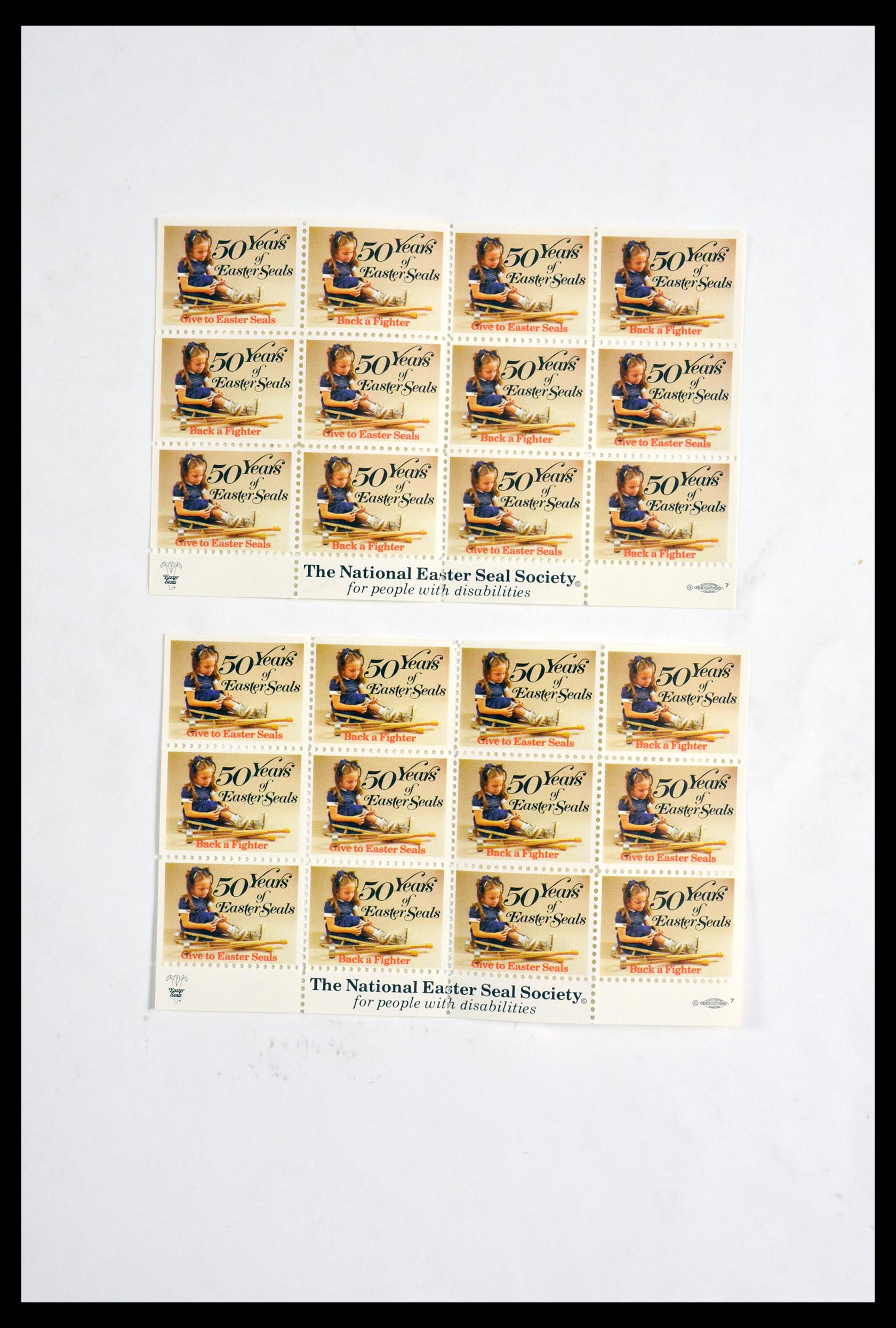 29658 419 - 29658 Kerst sluitzegels USA 1907-1970.