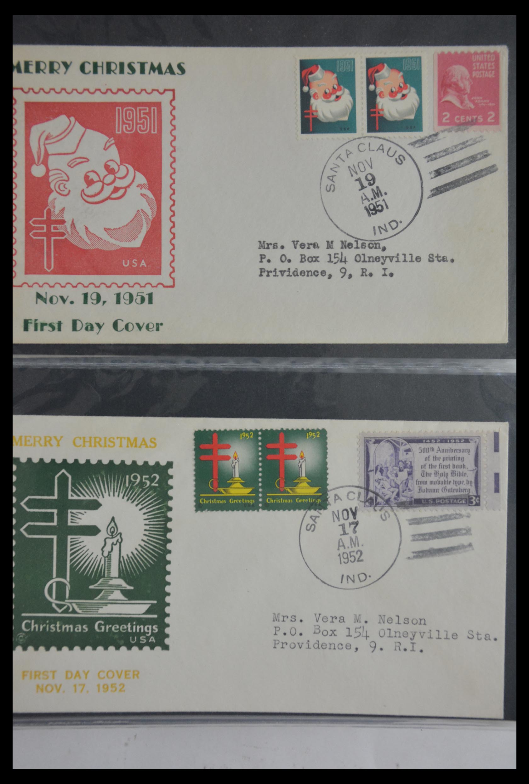 29658 450 - 29658 Kerst sluitzegels USA 1907-1970.