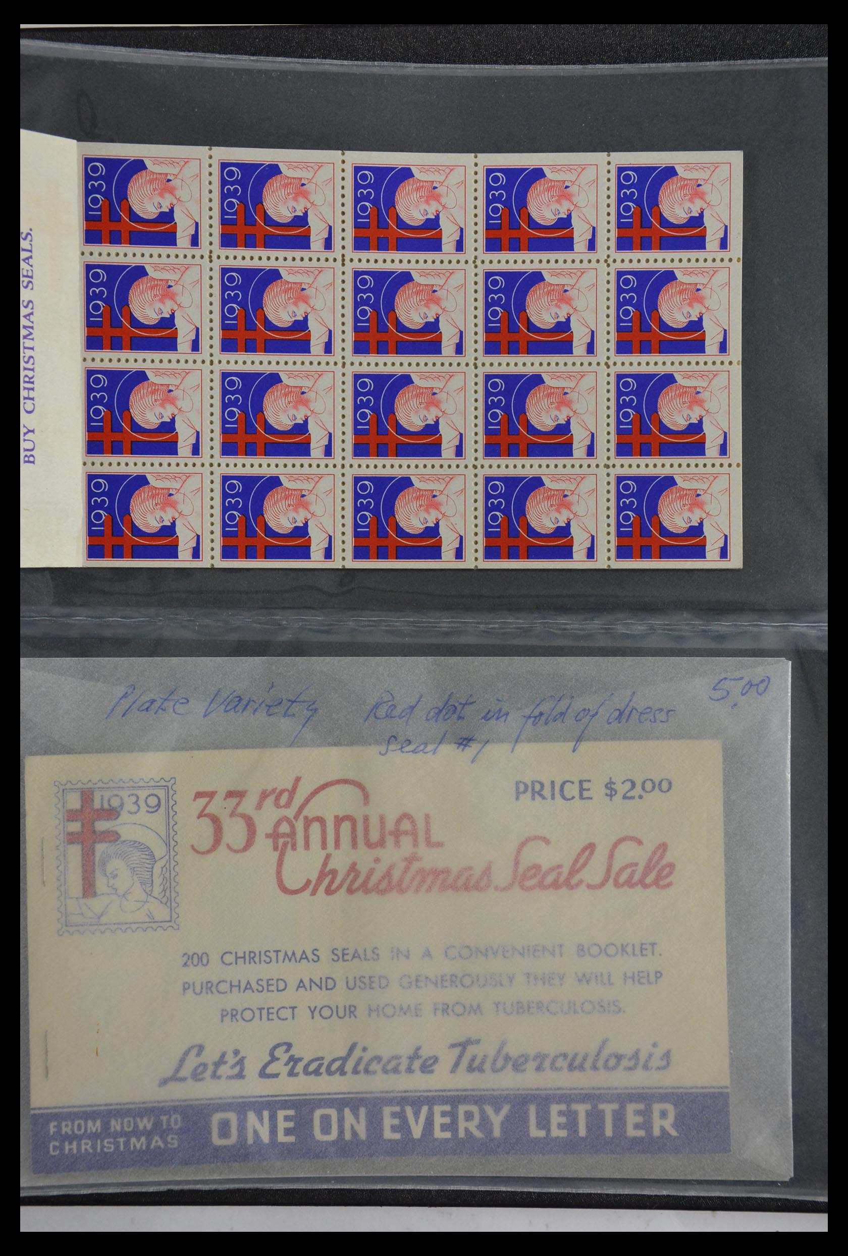29658 474 - 29658 Kerst sluitzegels USA 1907-1970.