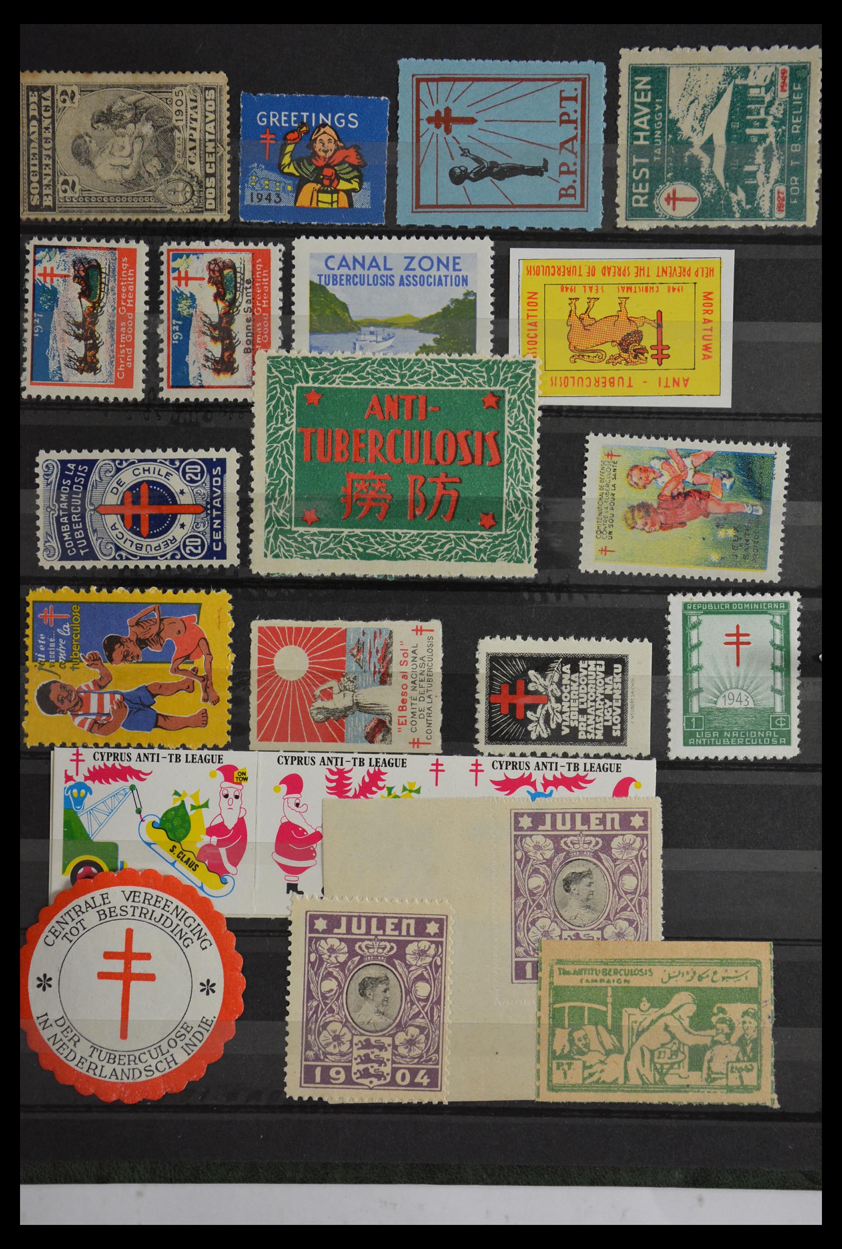 29658 484 - 29658 Kerst sluitzegels USA 1907-1970.