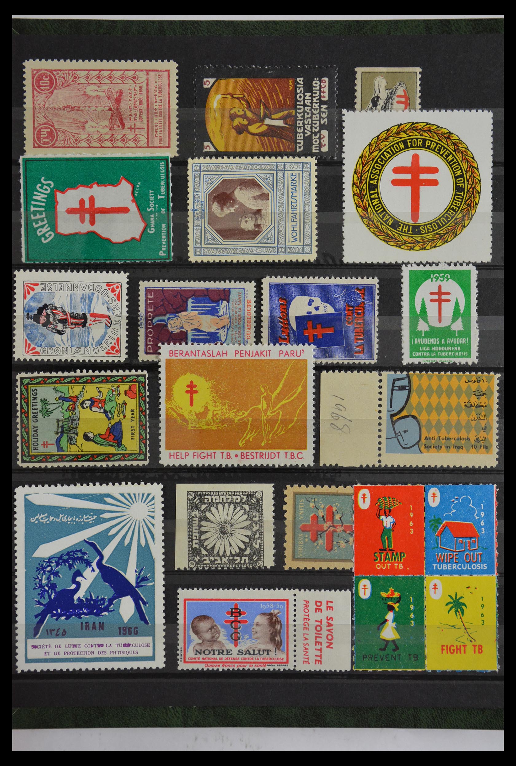 29658 485 - 29658 Kerst sluitzegels USA 1907-1970.