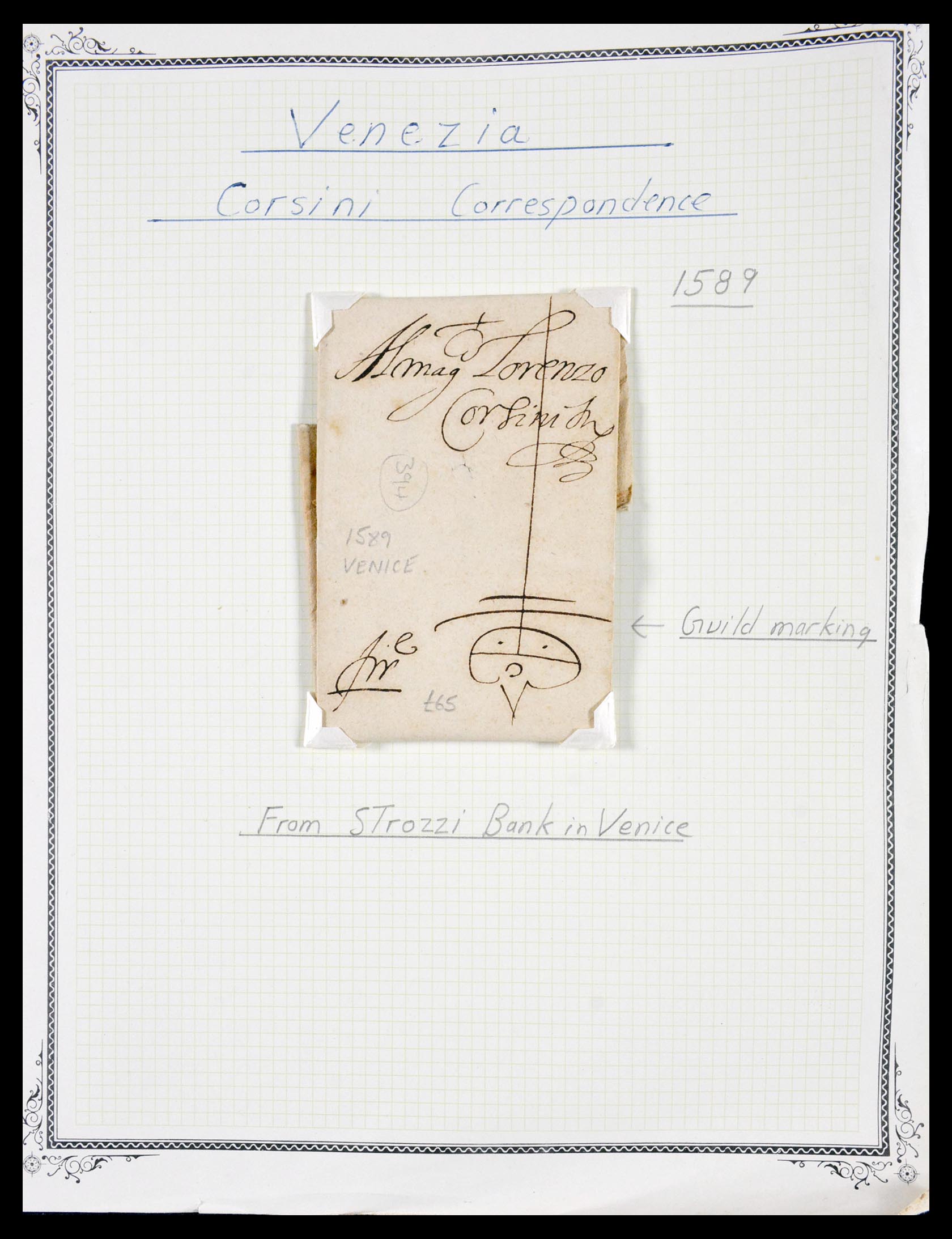 29664 0001 - 29664 Italië voorfilatelie brieven 1589(!!!)-1870.