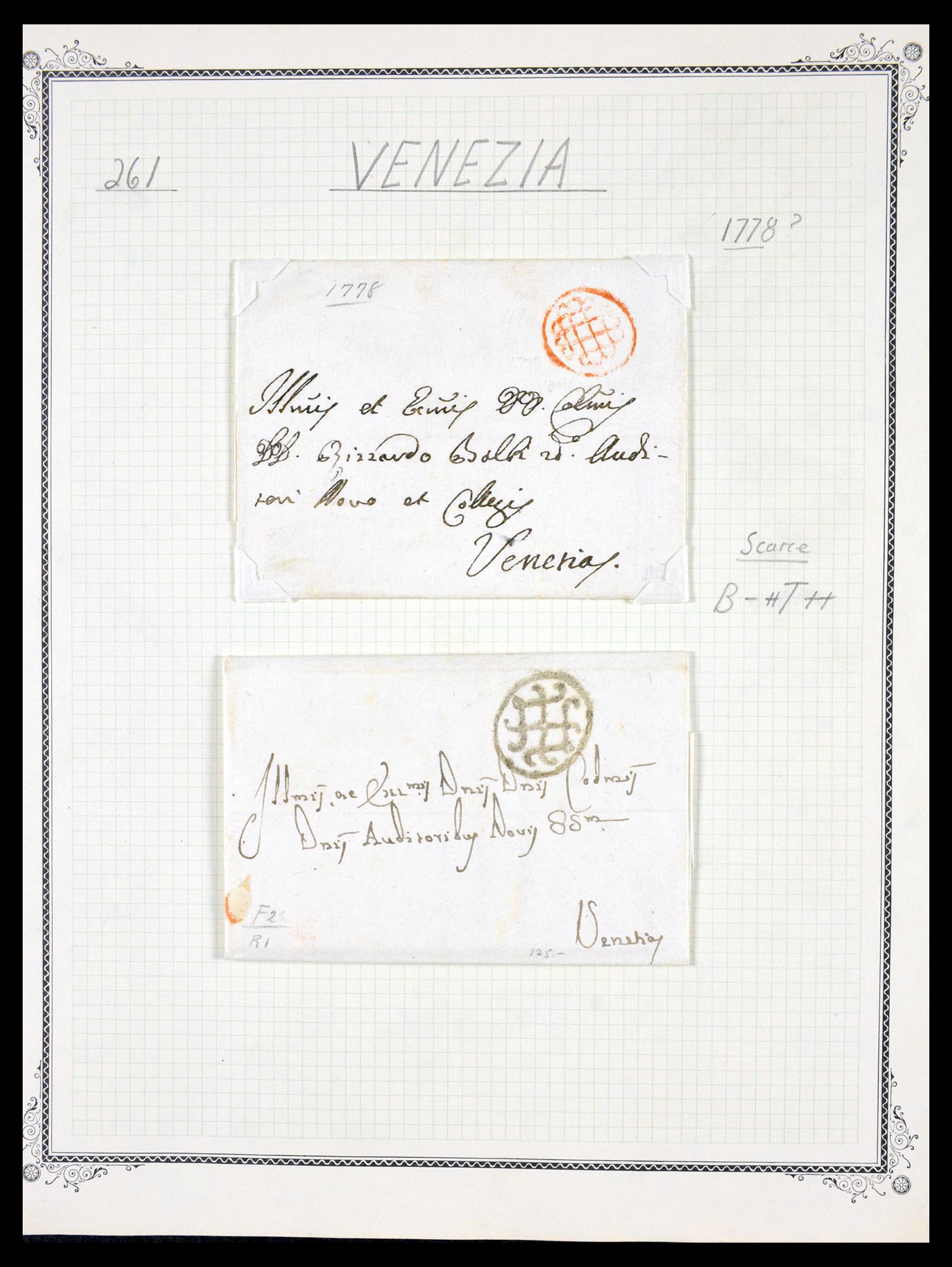 29664 0012 - 29664 Italy pre-stamp covers 1589(!!!)-1870.