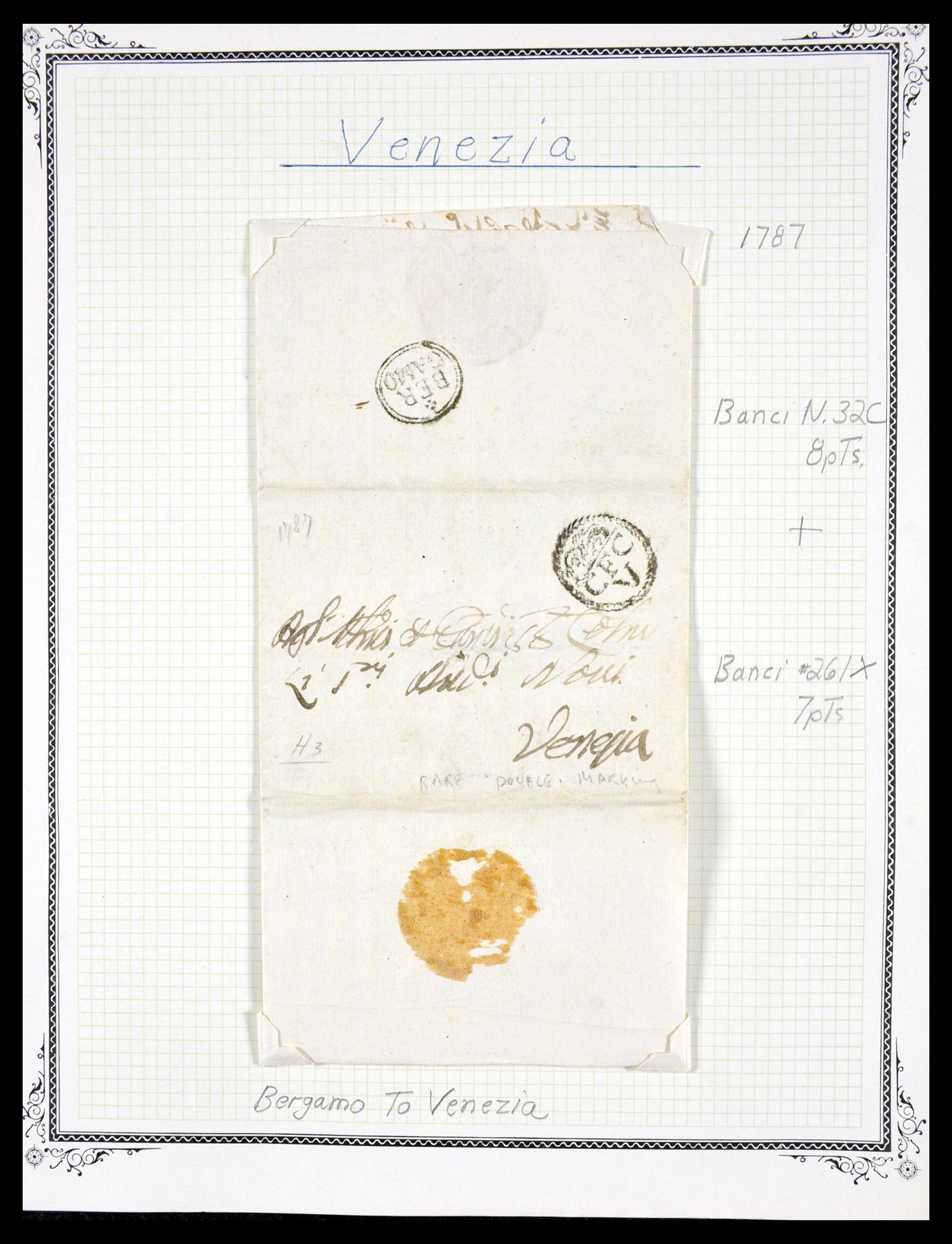 29664 0014 - 29664 Italy pre-stamp covers 1589(!!!)-1870.