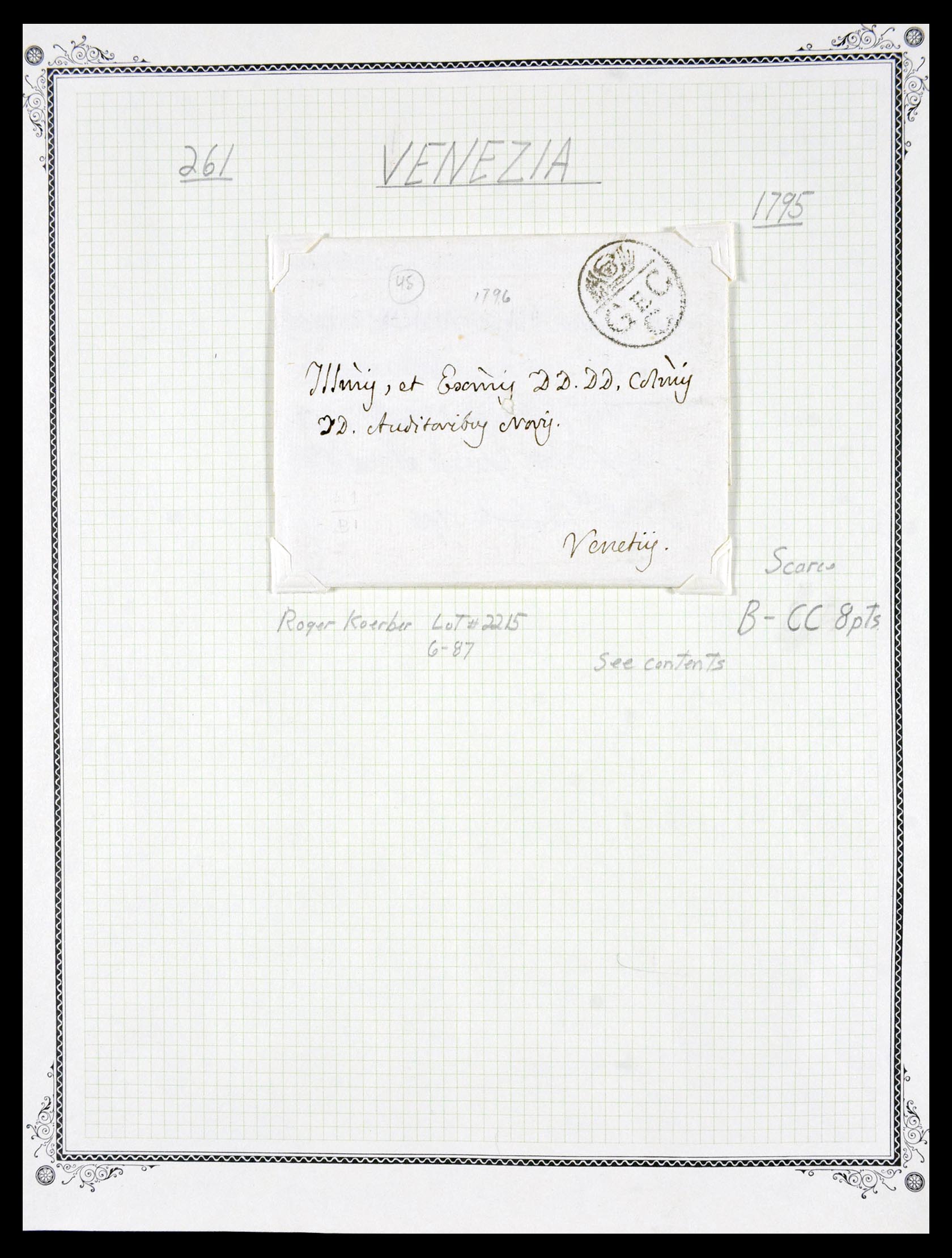 29664 0017 - 29664 Italië voorfilatelie brieven 1589(!!!)-1870.
