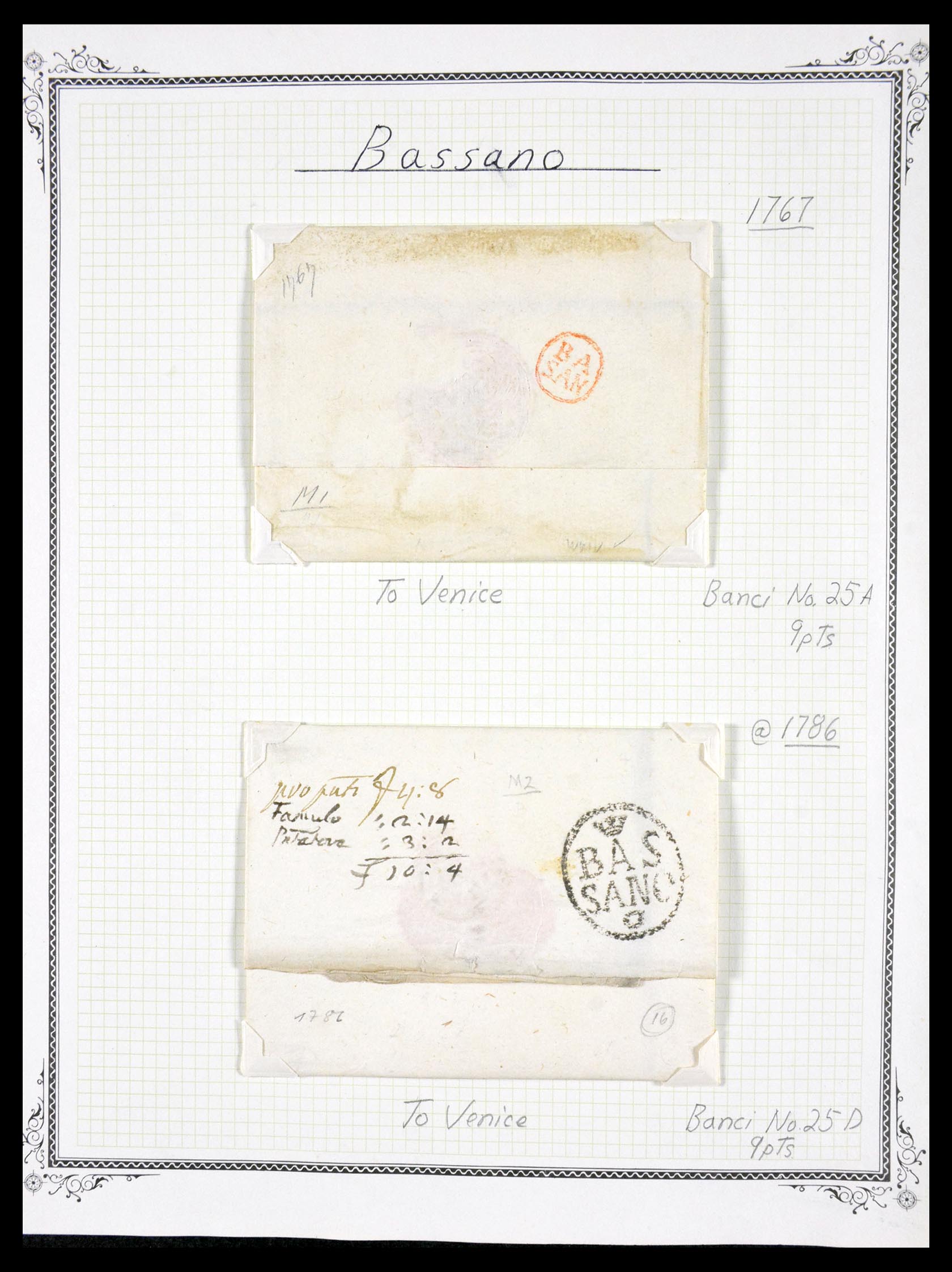 29664 0019 - 29664 Italy pre-stamp covers 1589(!!!)-1870.