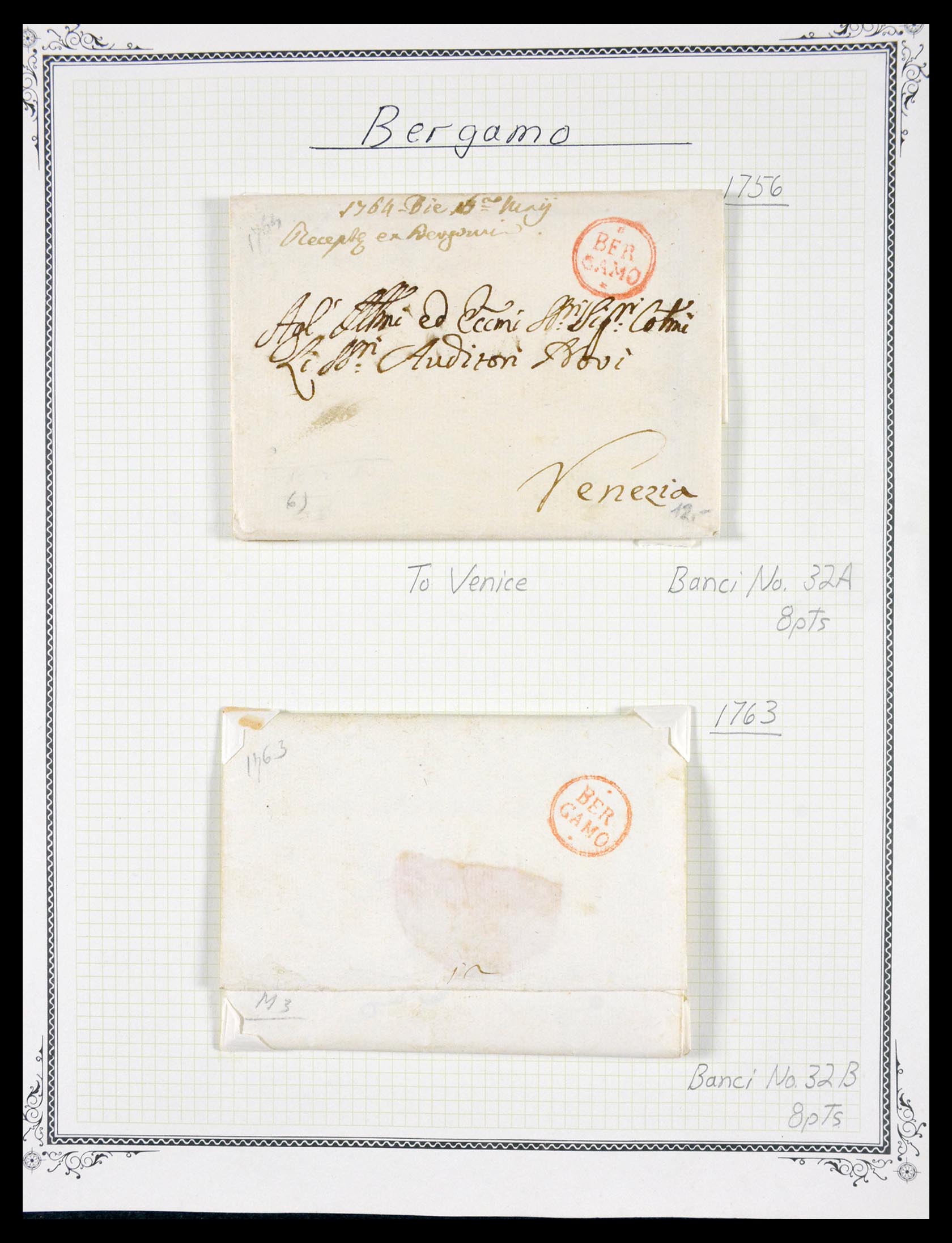 29664 0022 - 29664 Italy pre-stamp covers 1589(!!!)-1870.
