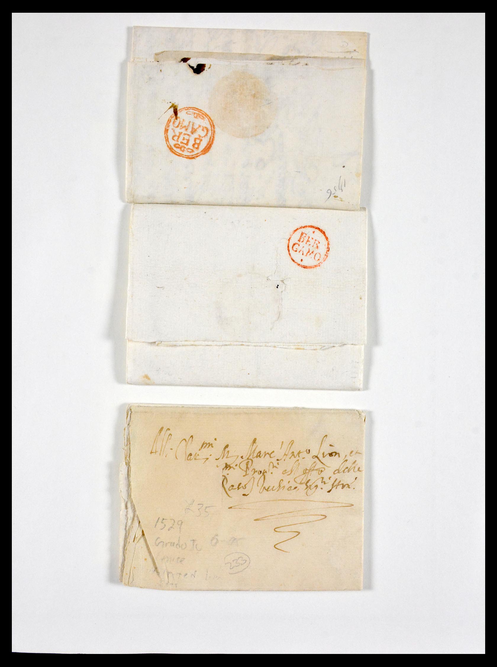 29664 0023 - 29664 Italy pre-stamp covers 1589(!!!)-1870.
