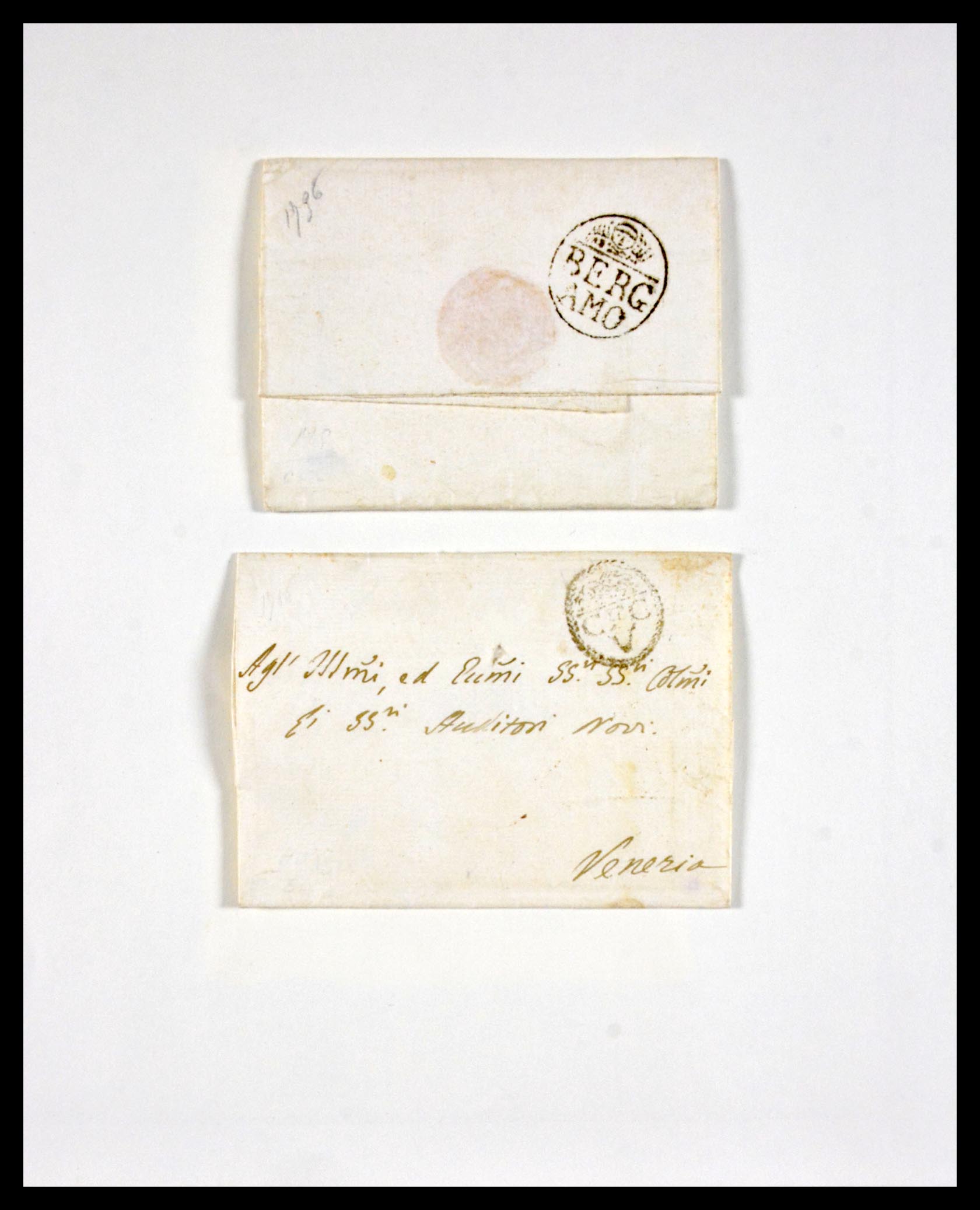 29664 0030 - 29664 Italy pre-stamp covers 1589(!!!)-1870.