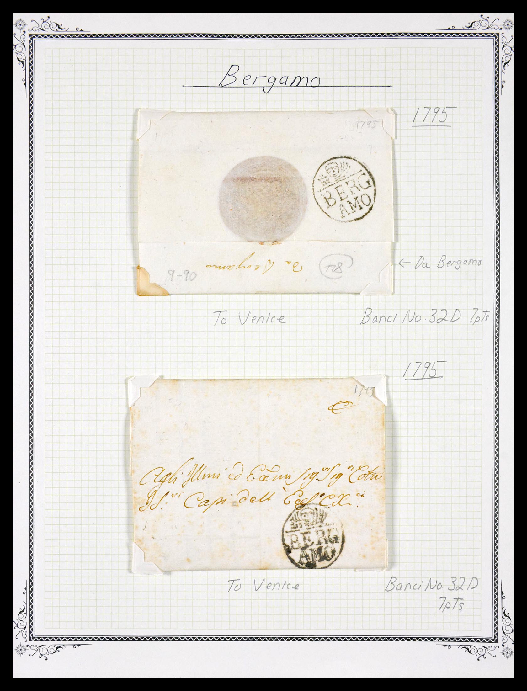 29664 0031 - 29664 Italy pre-stamp covers 1589(!!!)-1870.