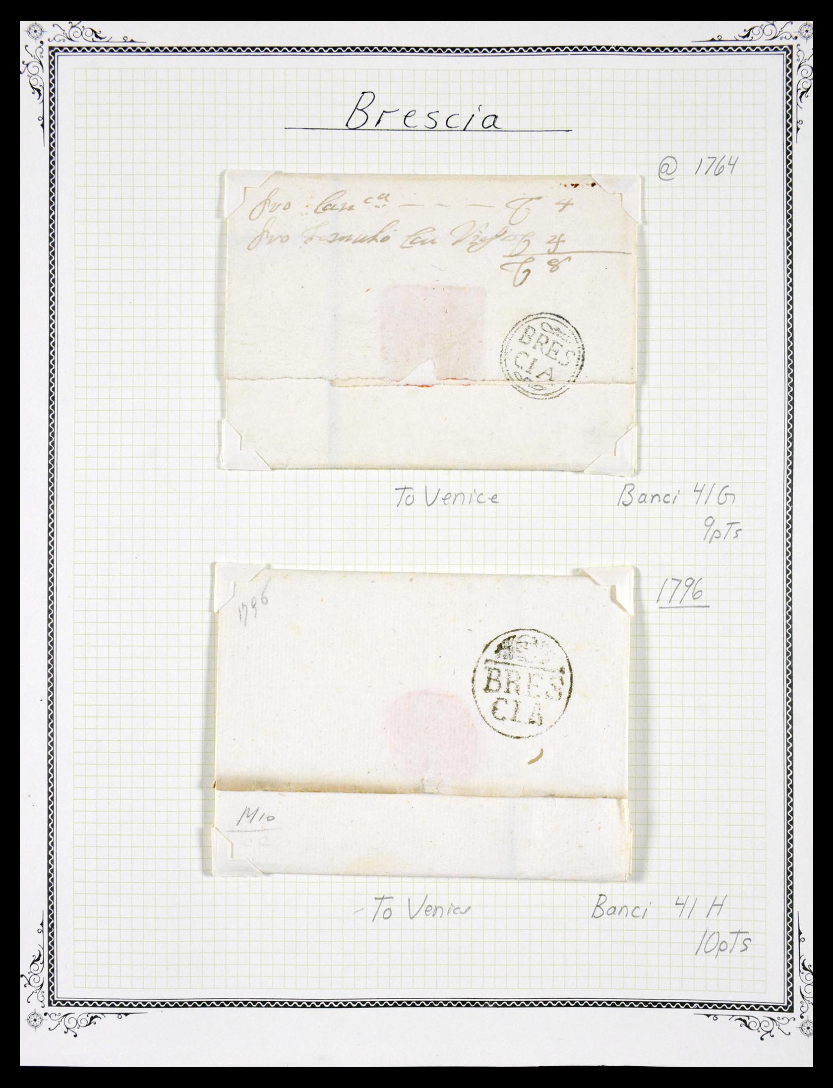 29664 0035 - 29664 Italy pre-stamp covers 1589(!!!)-1870.