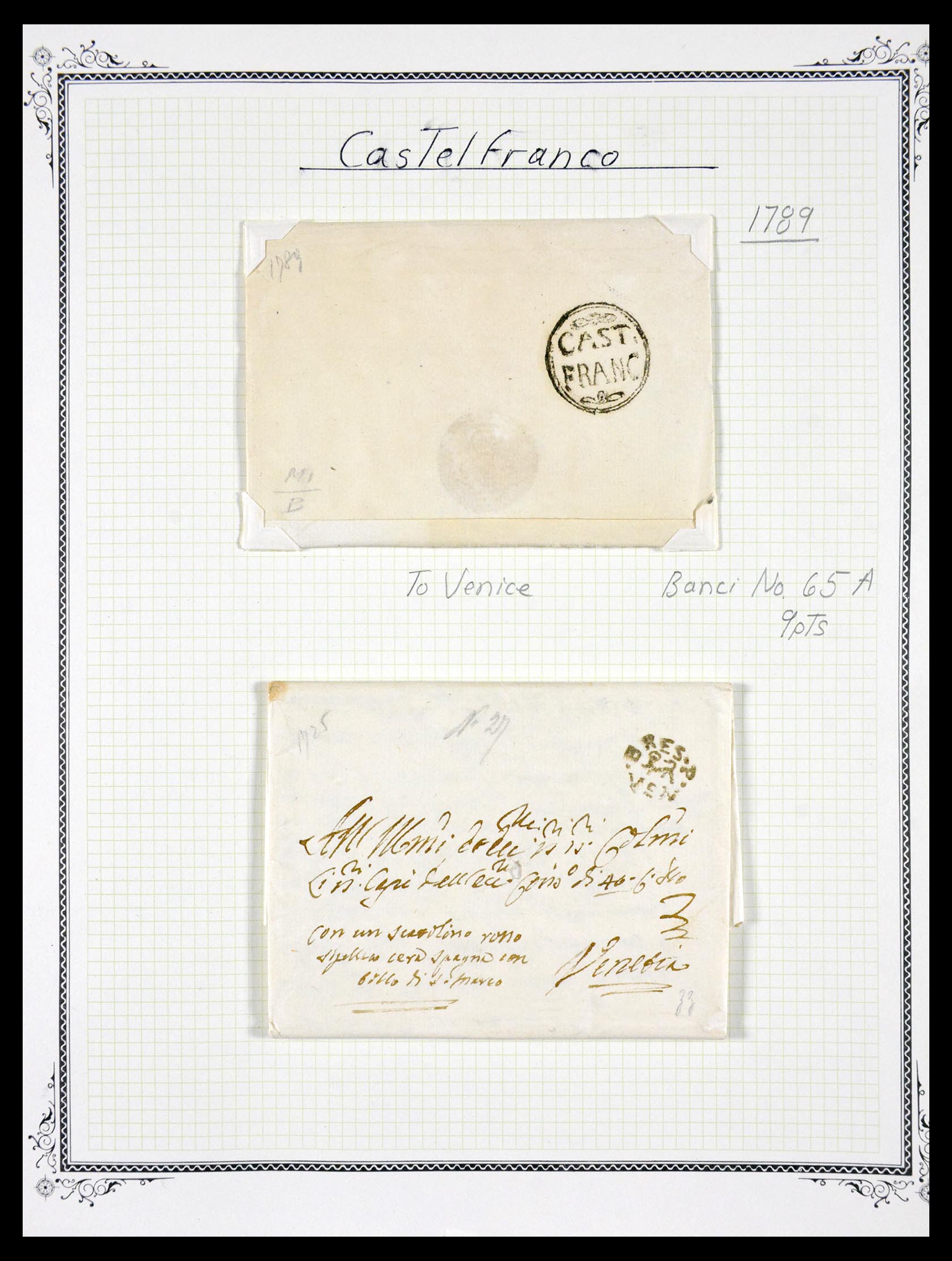 29664 0036 - 29664 Italië voorfilatelie brieven 1589(!!!)-1870.