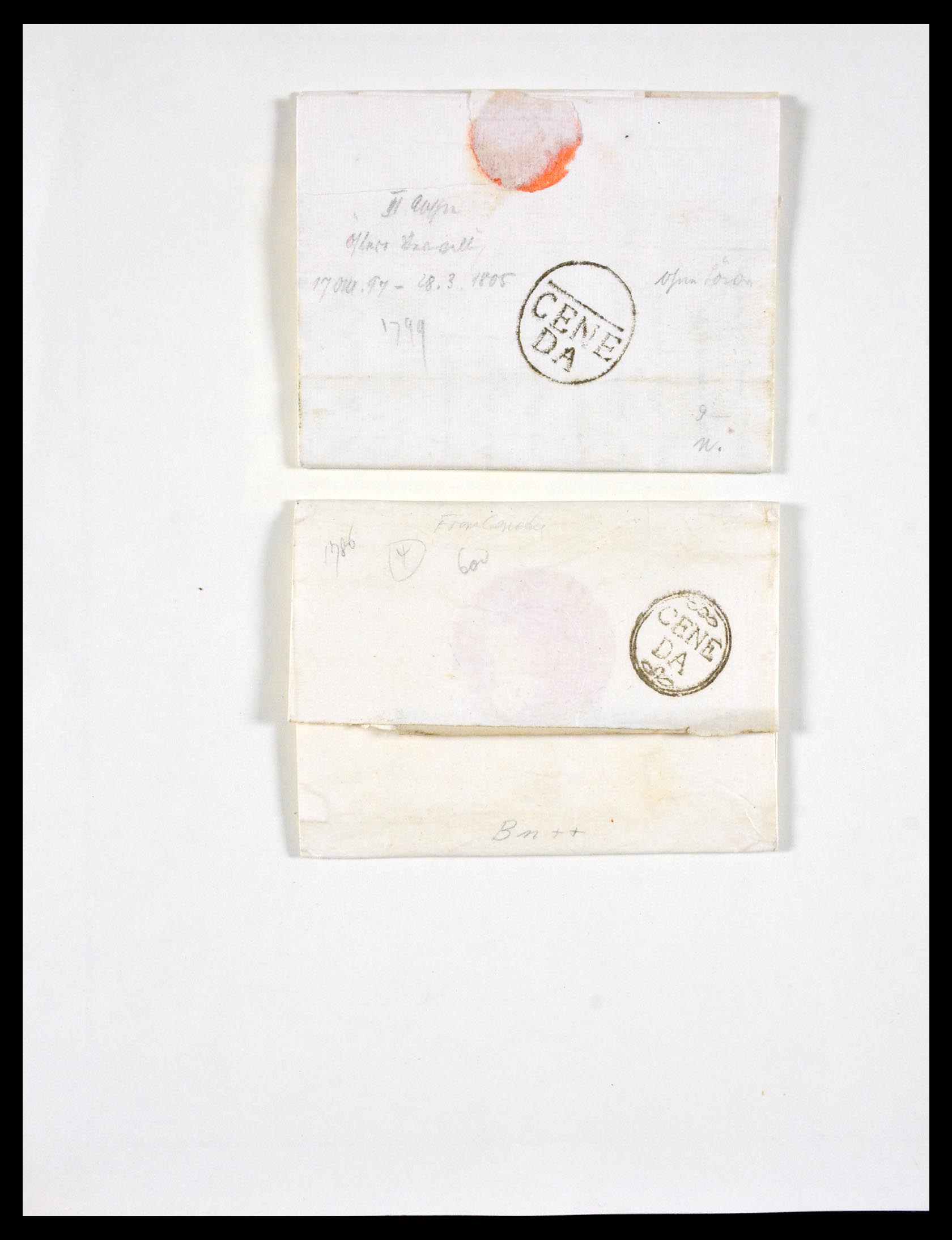 29664 0039 - 29664 Italy pre-stamp covers 1589(!!!)-1870.