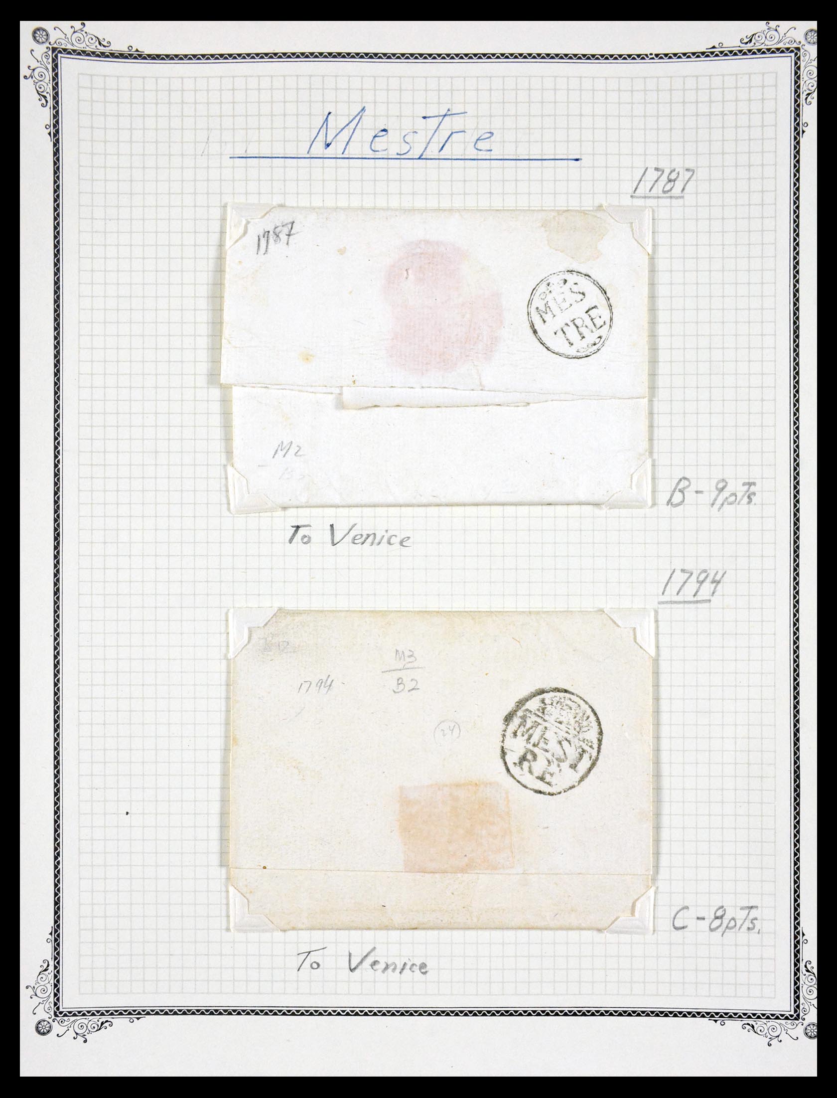29664 0045 - 29664 Italy pre-stamp covers 1589(!!!)-1870.