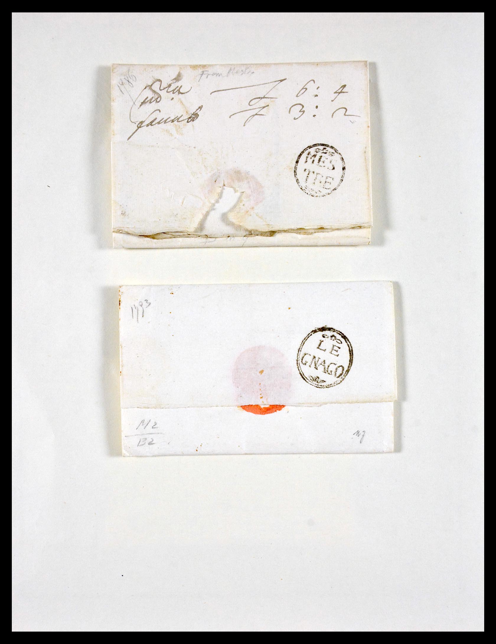 29664 0046 - 29664 Italy pre-stamp covers 1589(!!!)-1870.