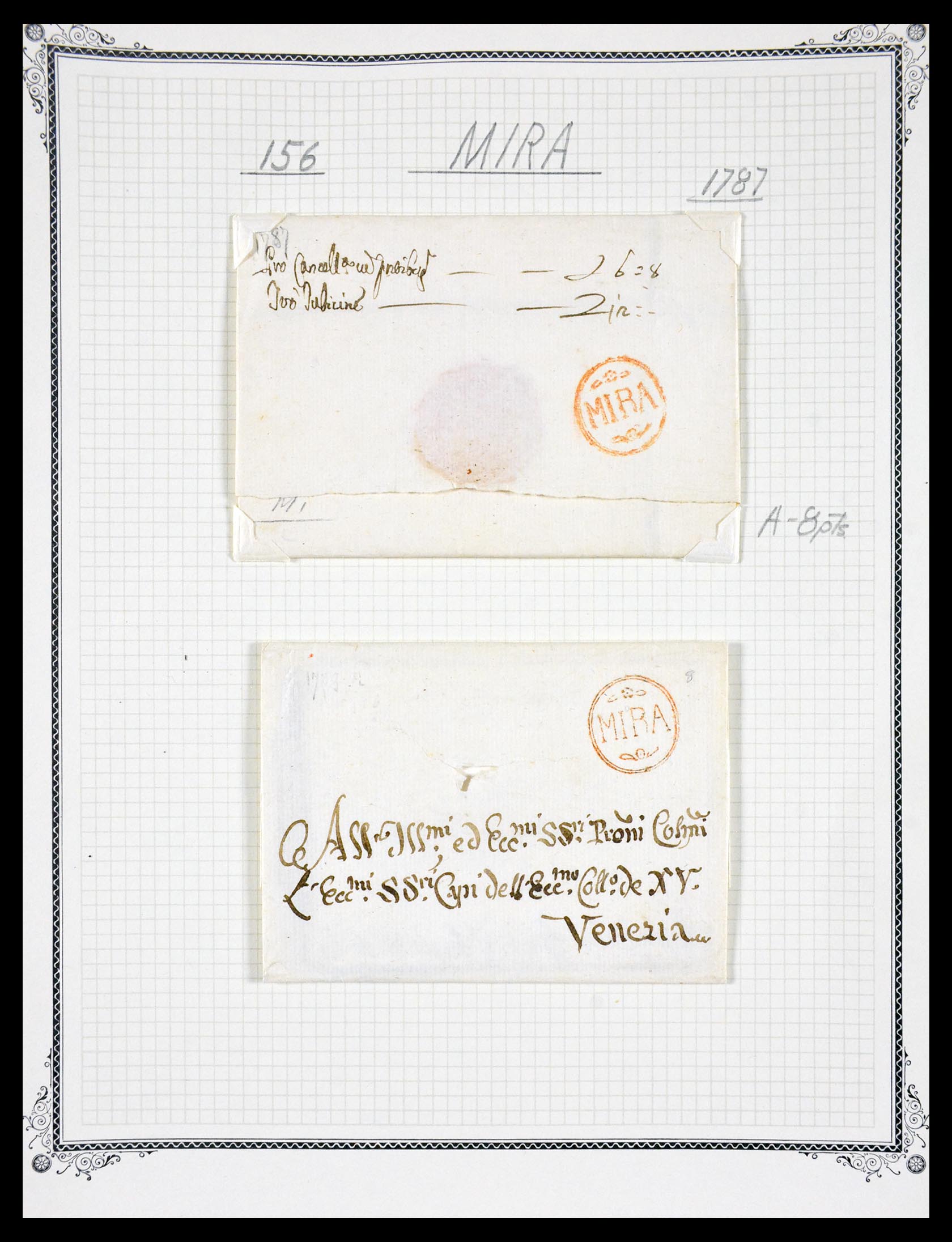 29664 0047 - 29664 Italy pre-stamp covers 1589(!!!)-1870.