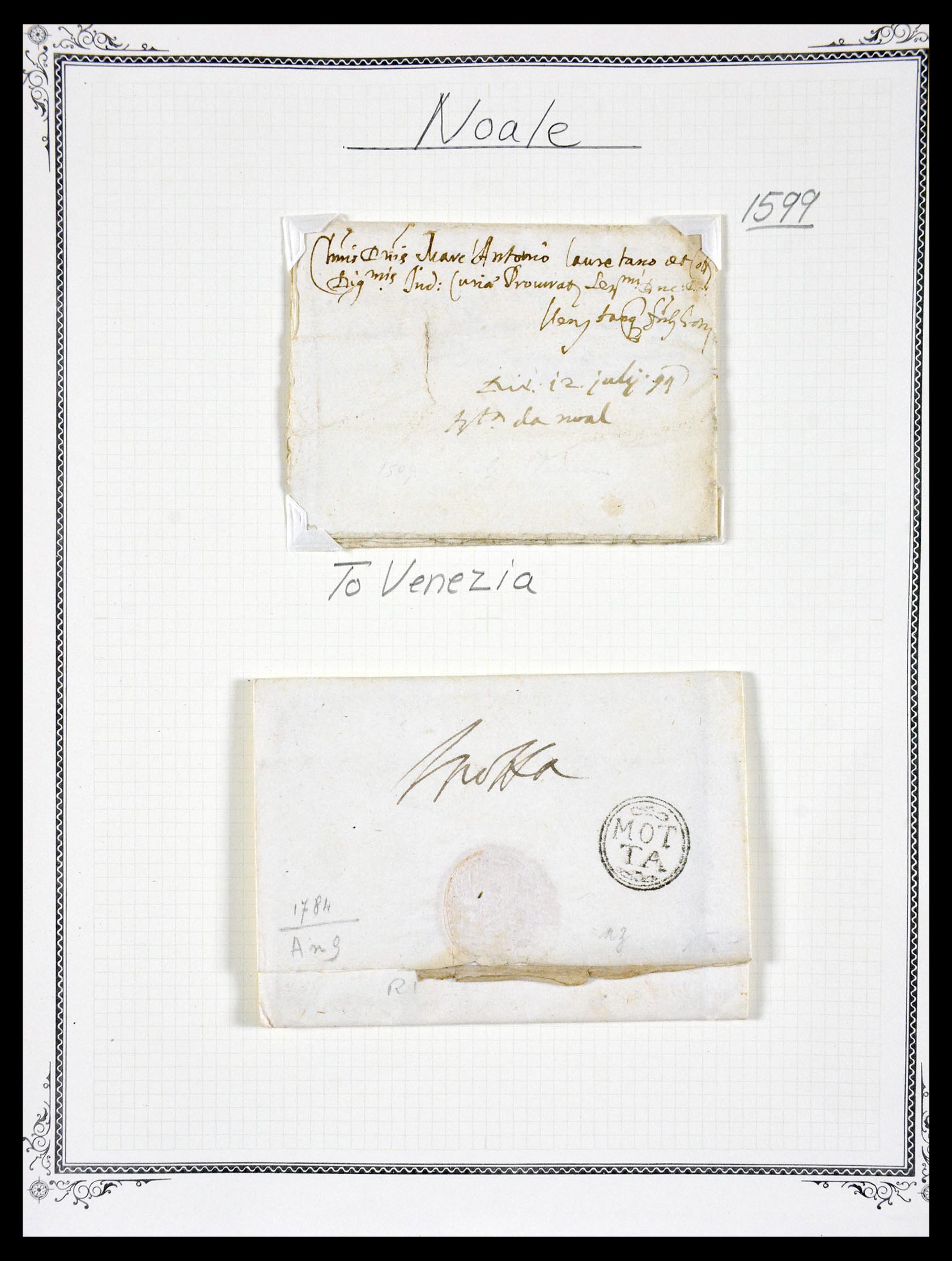29664 0048 - 29664 Italië voorfilatelie brieven 1589(!!!)-1870.