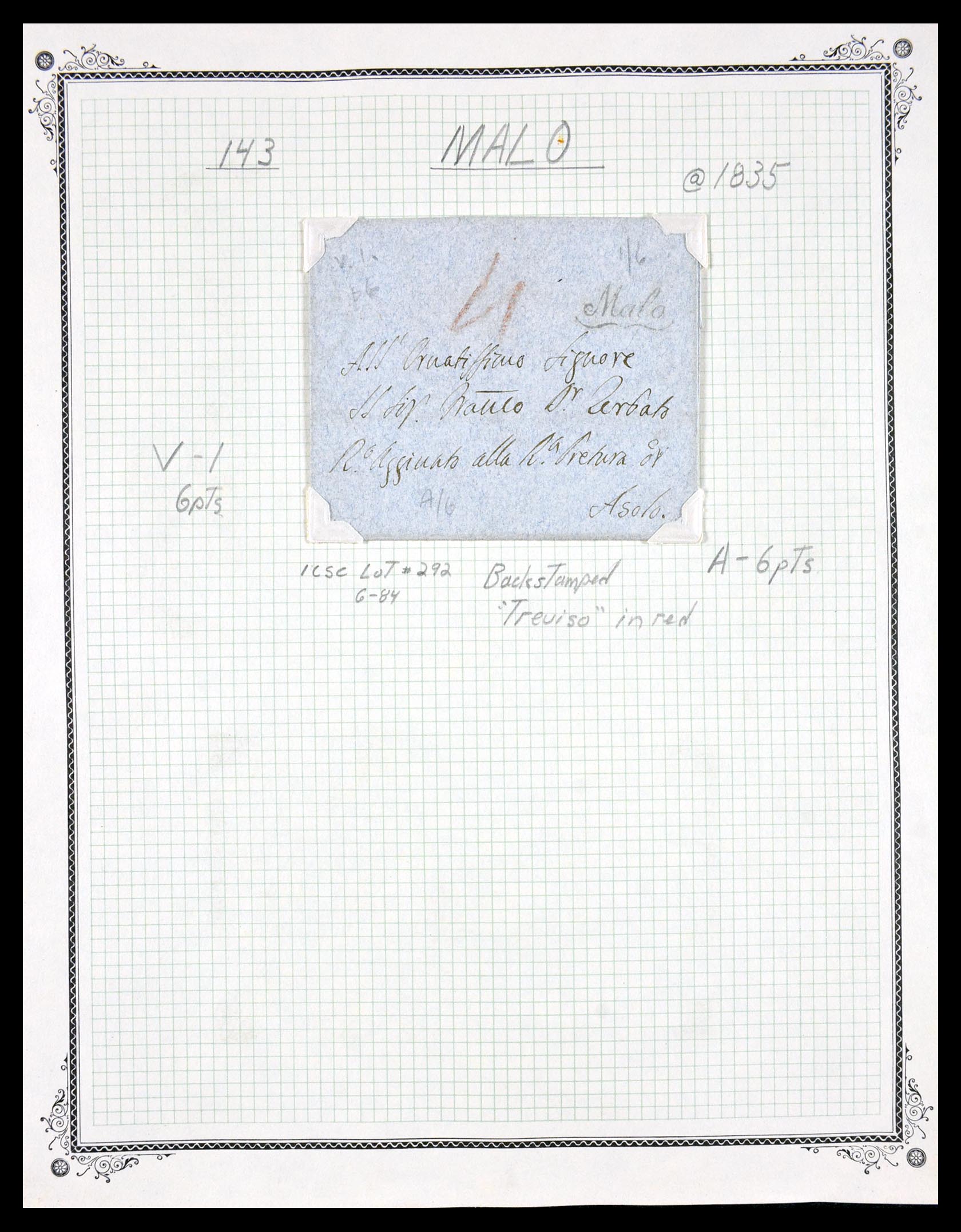 29664 0049 - 29664 Italië voorfilatelie brieven 1589(!!!)-1870.