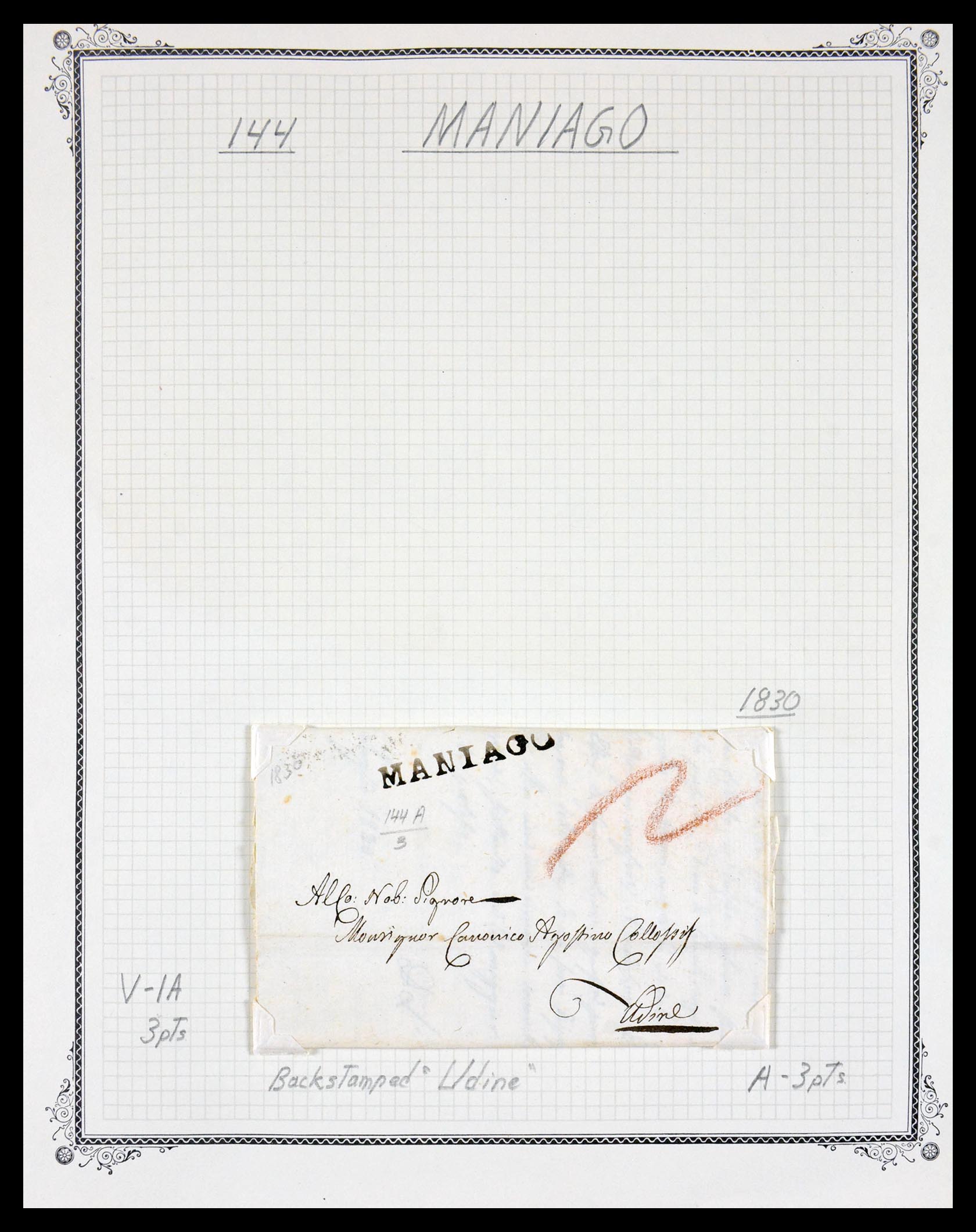 29664 0050 - 29664 Italië voorfilatelie brieven 1589(!!!)-1870.