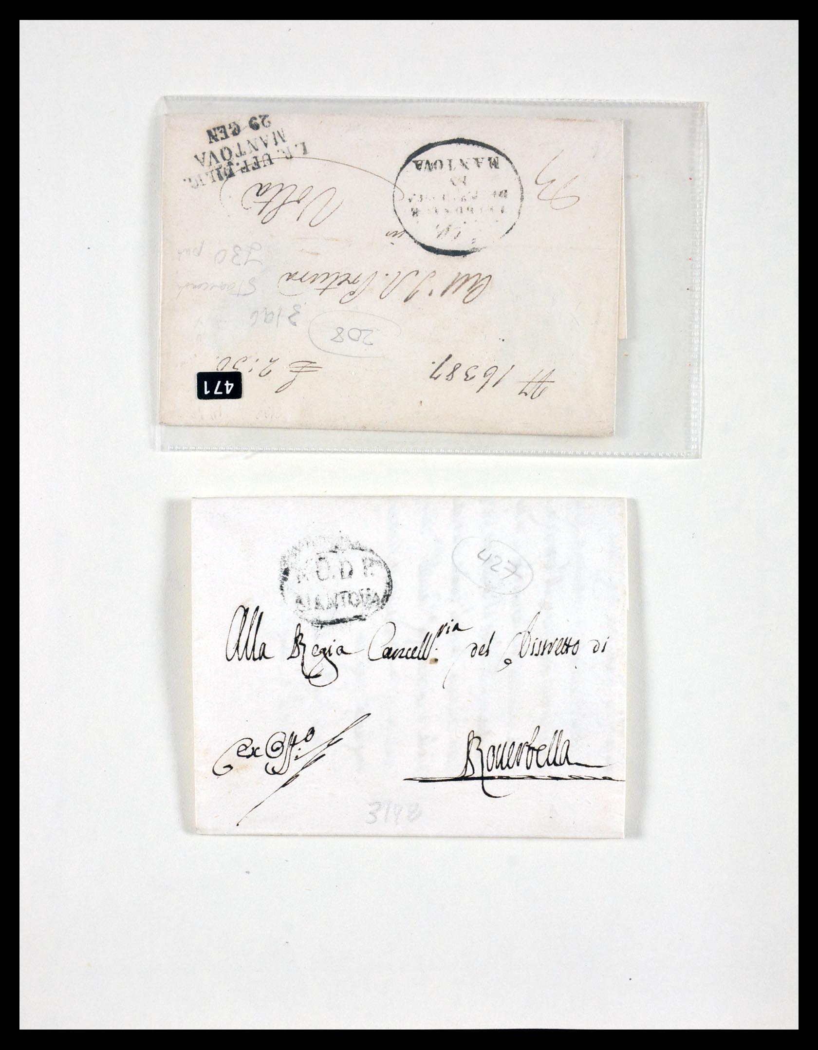 29664 0053 - 29664 Italy pre-stamp covers 1589(!!!)-1870.