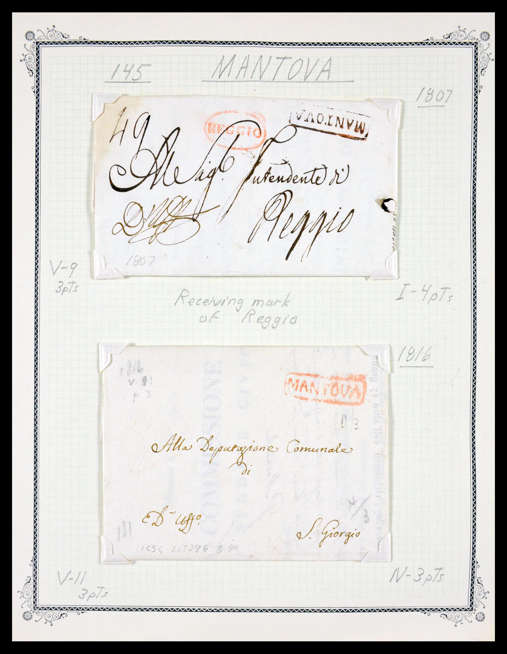 29664 0058 - 29664 Italy pre-stamp covers 1589(!!!)-1870.