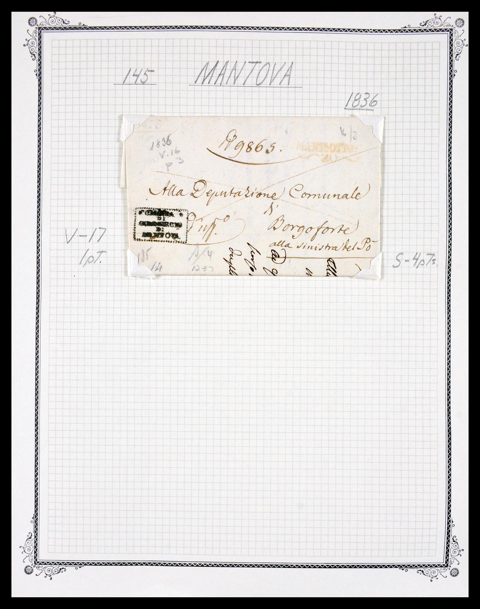 29664 0062 - 29664 Italy pre-stamp covers 1589(!!!)-1870.