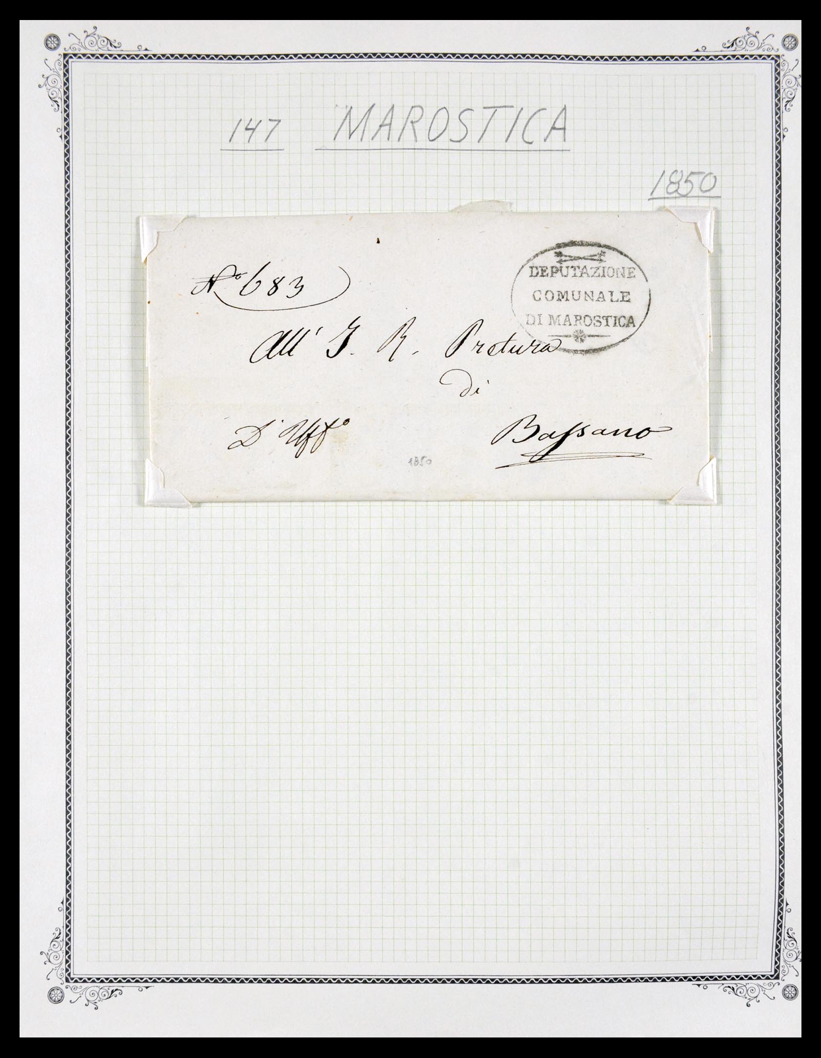 29664 0068 - 29664 Italië voorfilatelie brieven 1589(!!!)-1870.